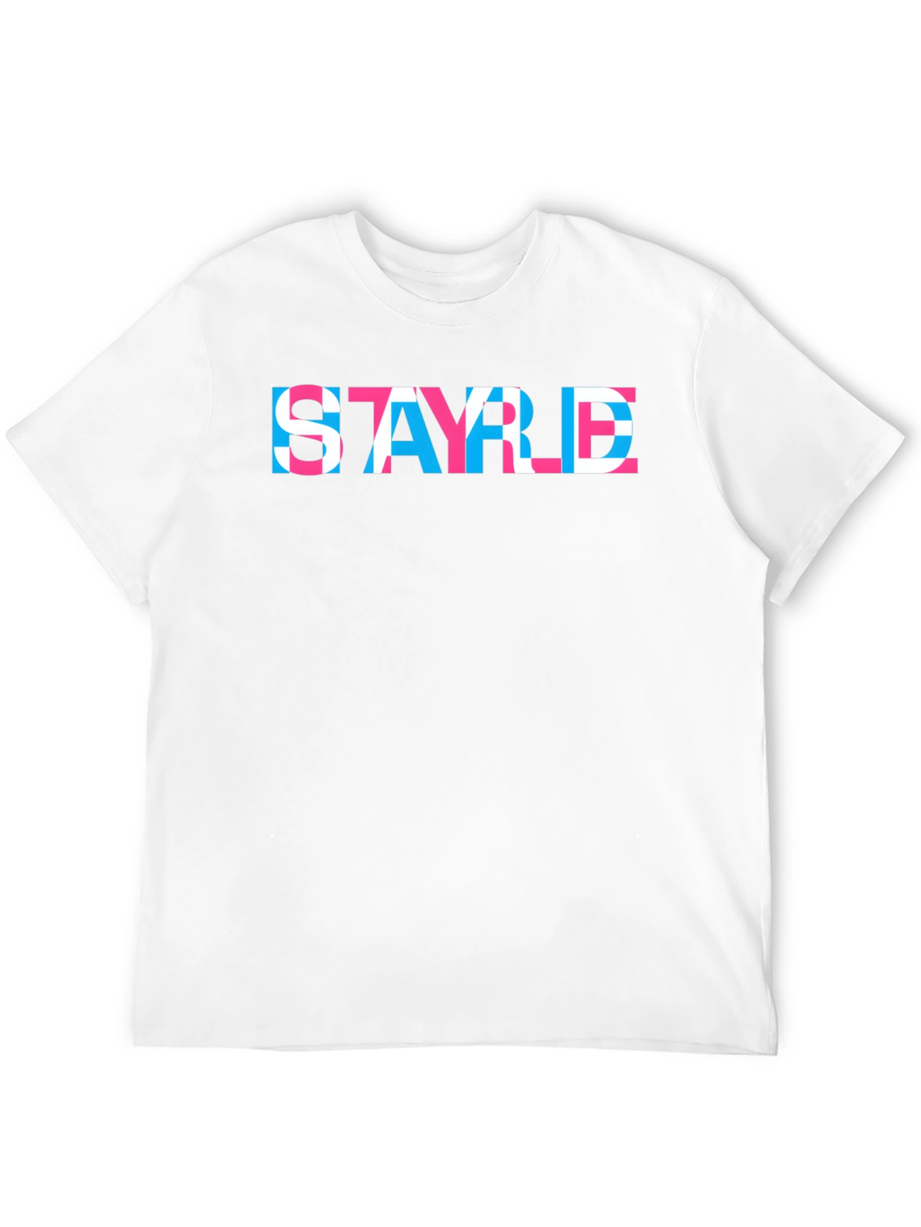 Stayre Bold Graphic Tee - Black Cotton Blend