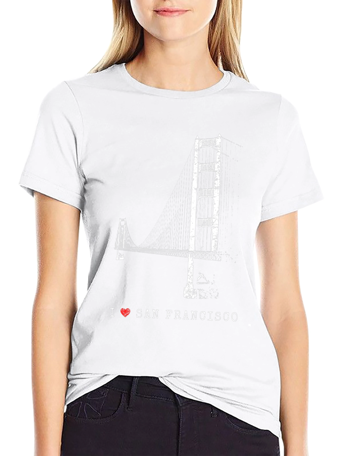 I Heart San Francisco Black Graphic Tee