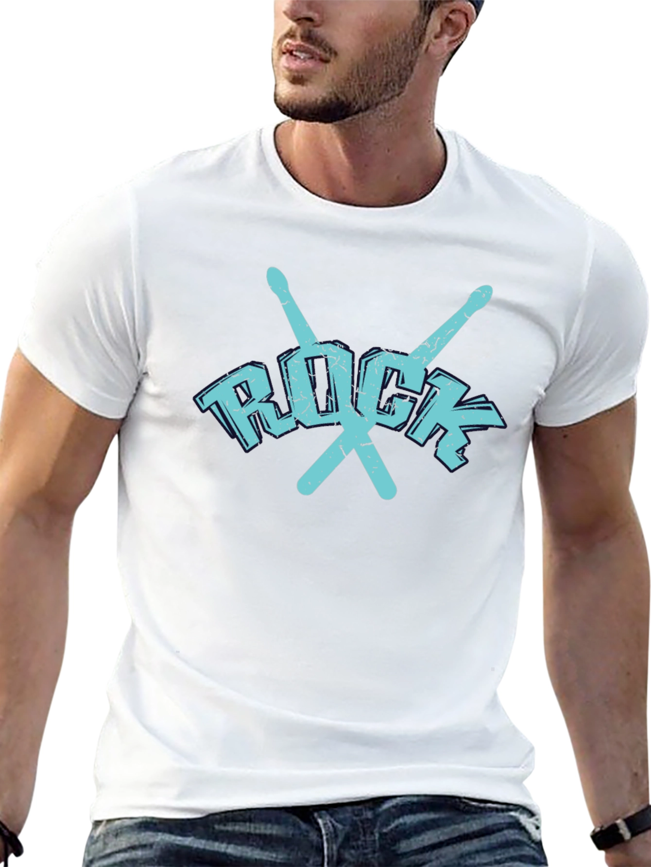 Rock Music T-Shirt - Drumsticks Tee