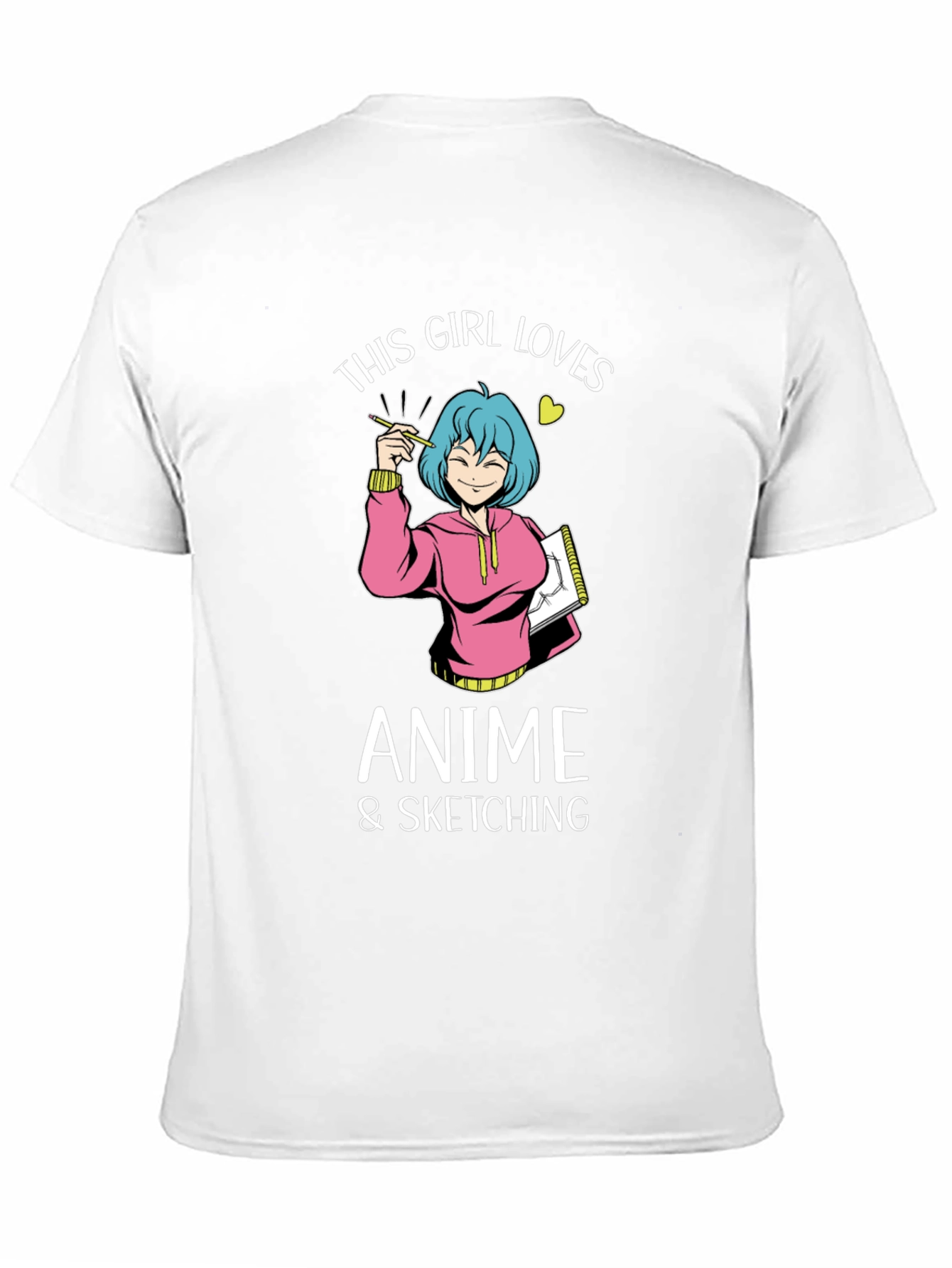 Anime & Sketching Girl T-Shirt