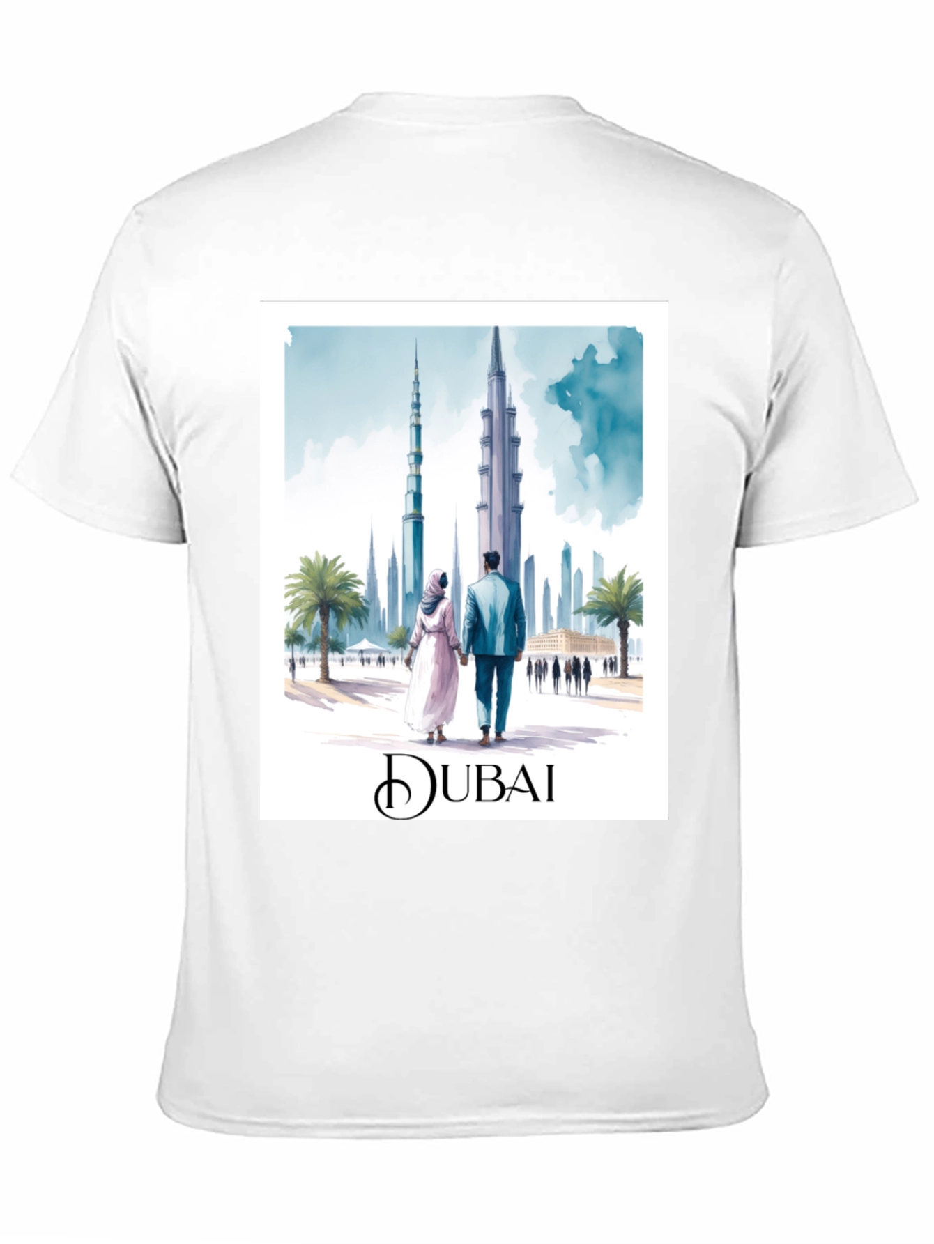 Dubai Cityscape Graphic Tee