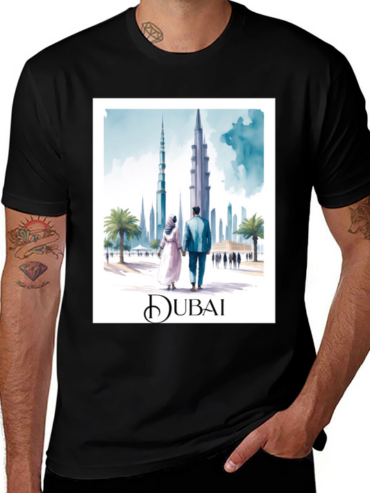 Dubai Cityscape Graphic Tee