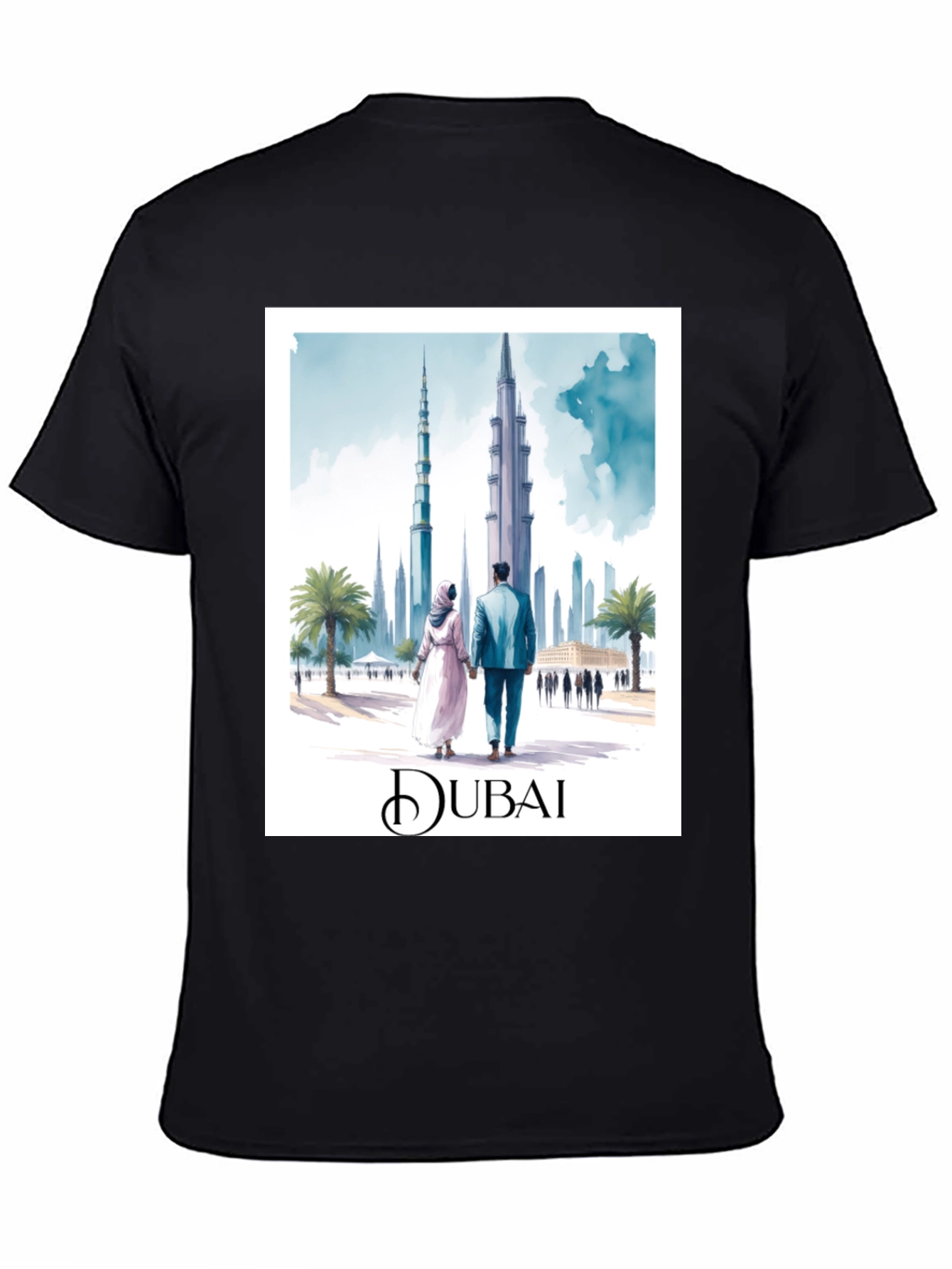 Dubai Cityscape Graphic Tee