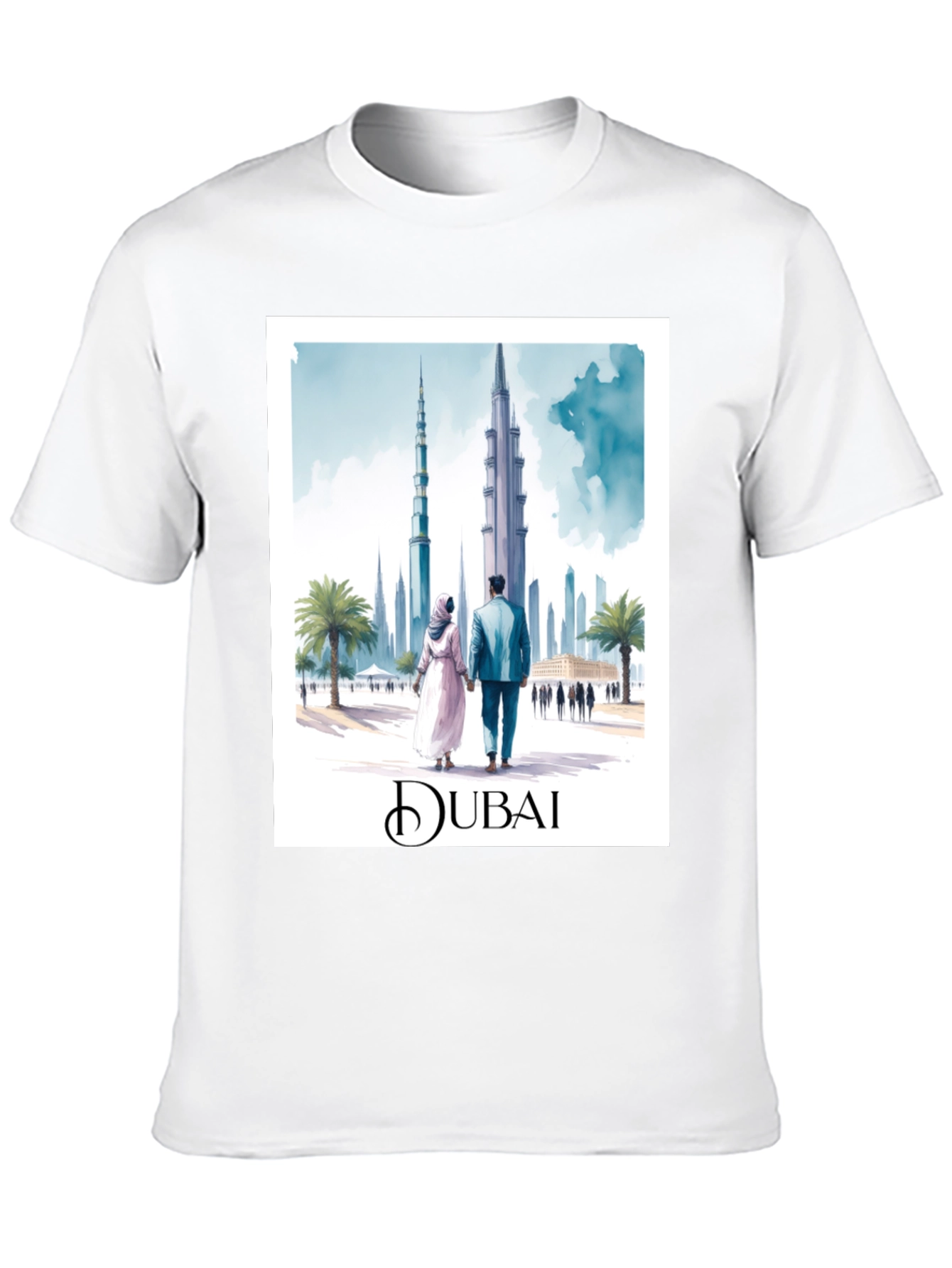 Dubai Cityscape Graphic Tee