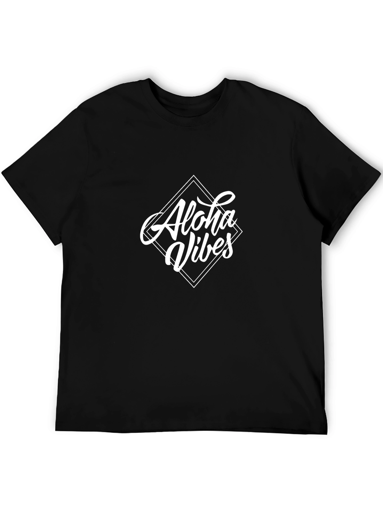 Aloha Vibes Black Graphic Tee