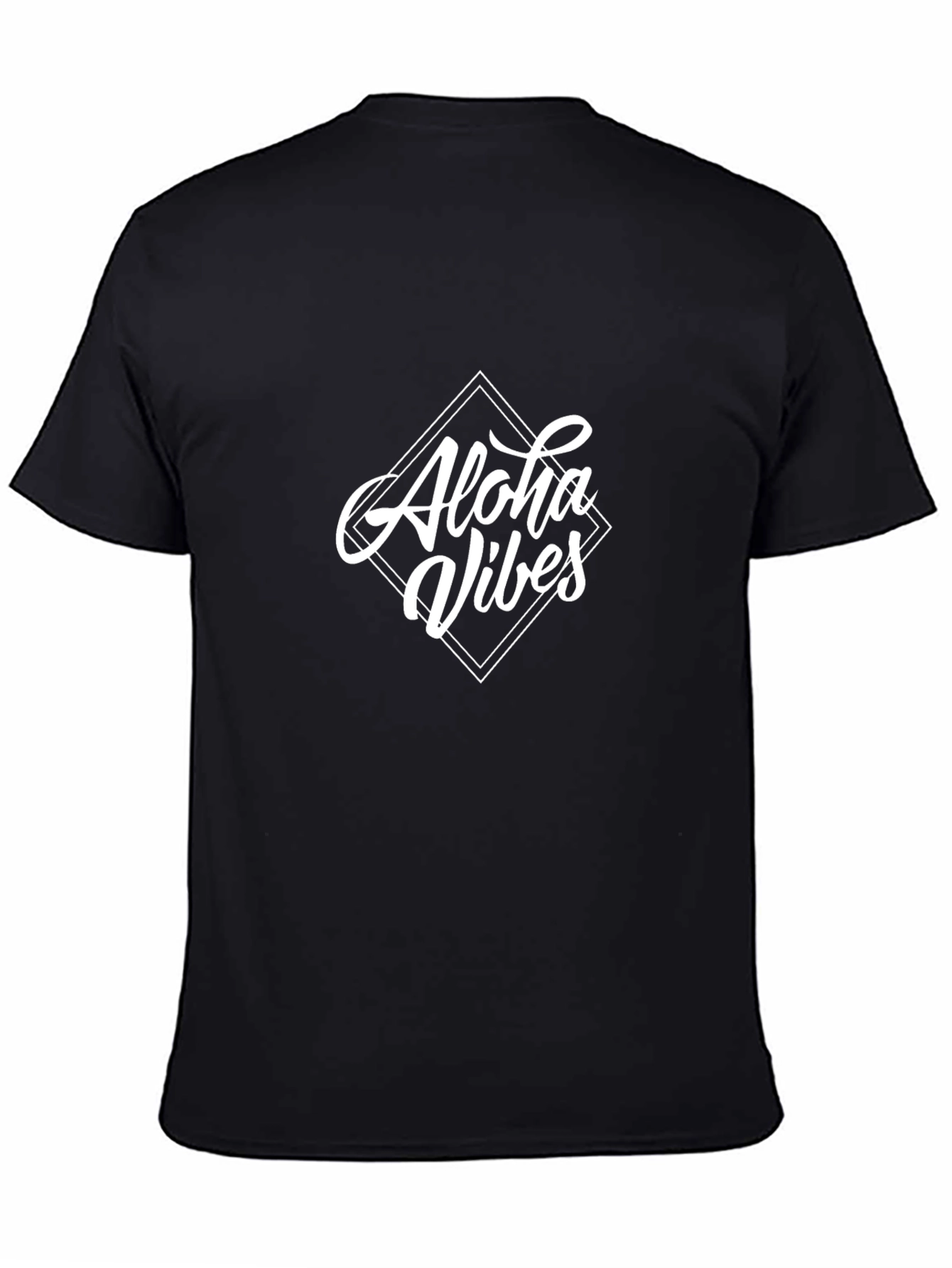 Aloha Vibes Black Graphic Tee
