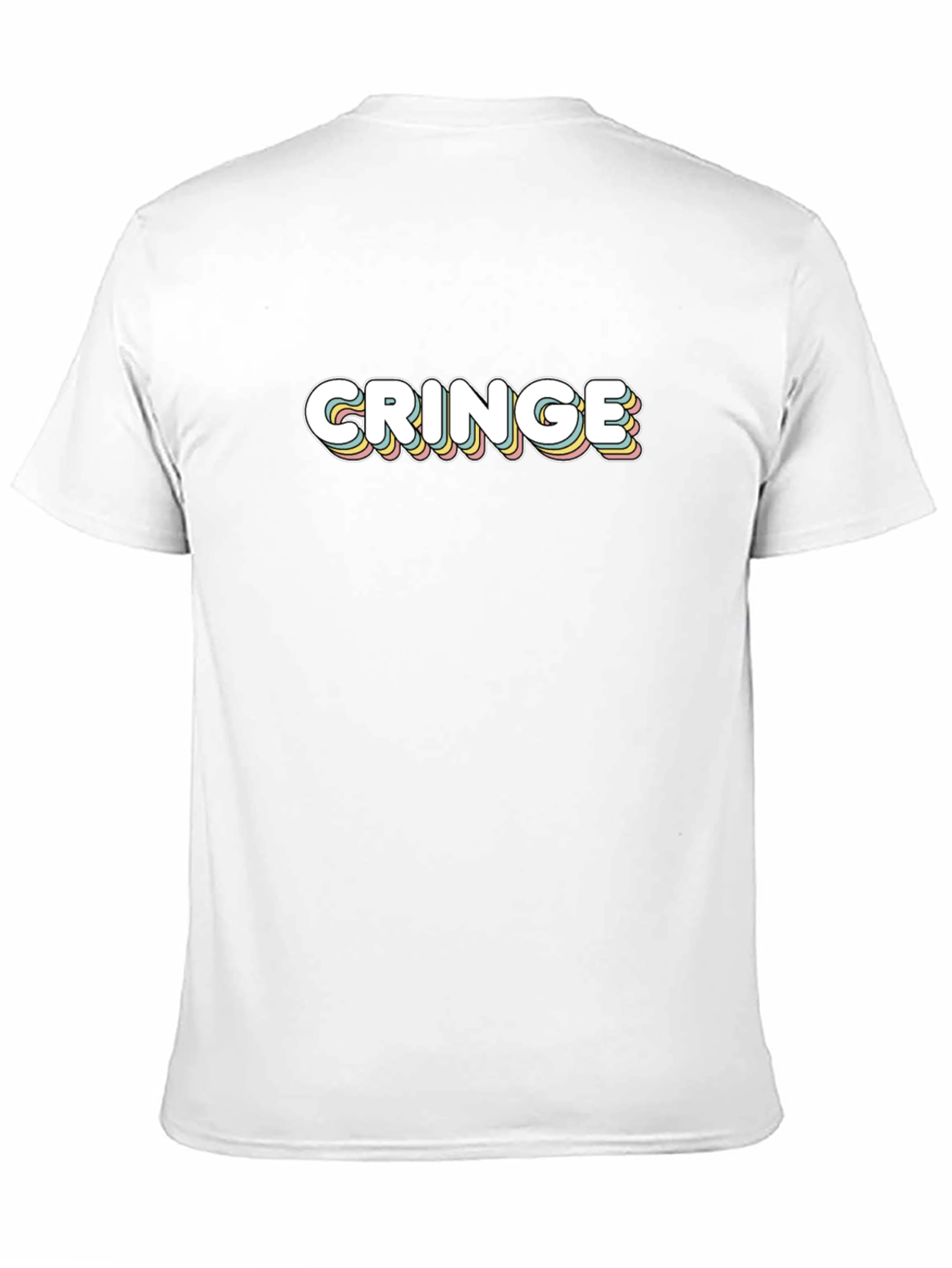 Retro Cringe Graphic Tee - Black