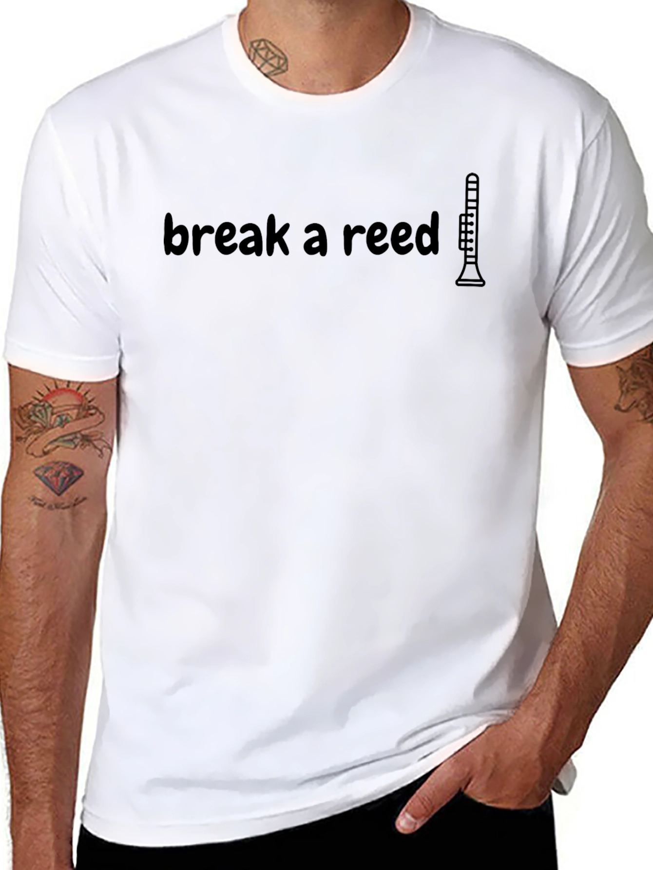 Break a Reed Clarinet Musician T-Shirt