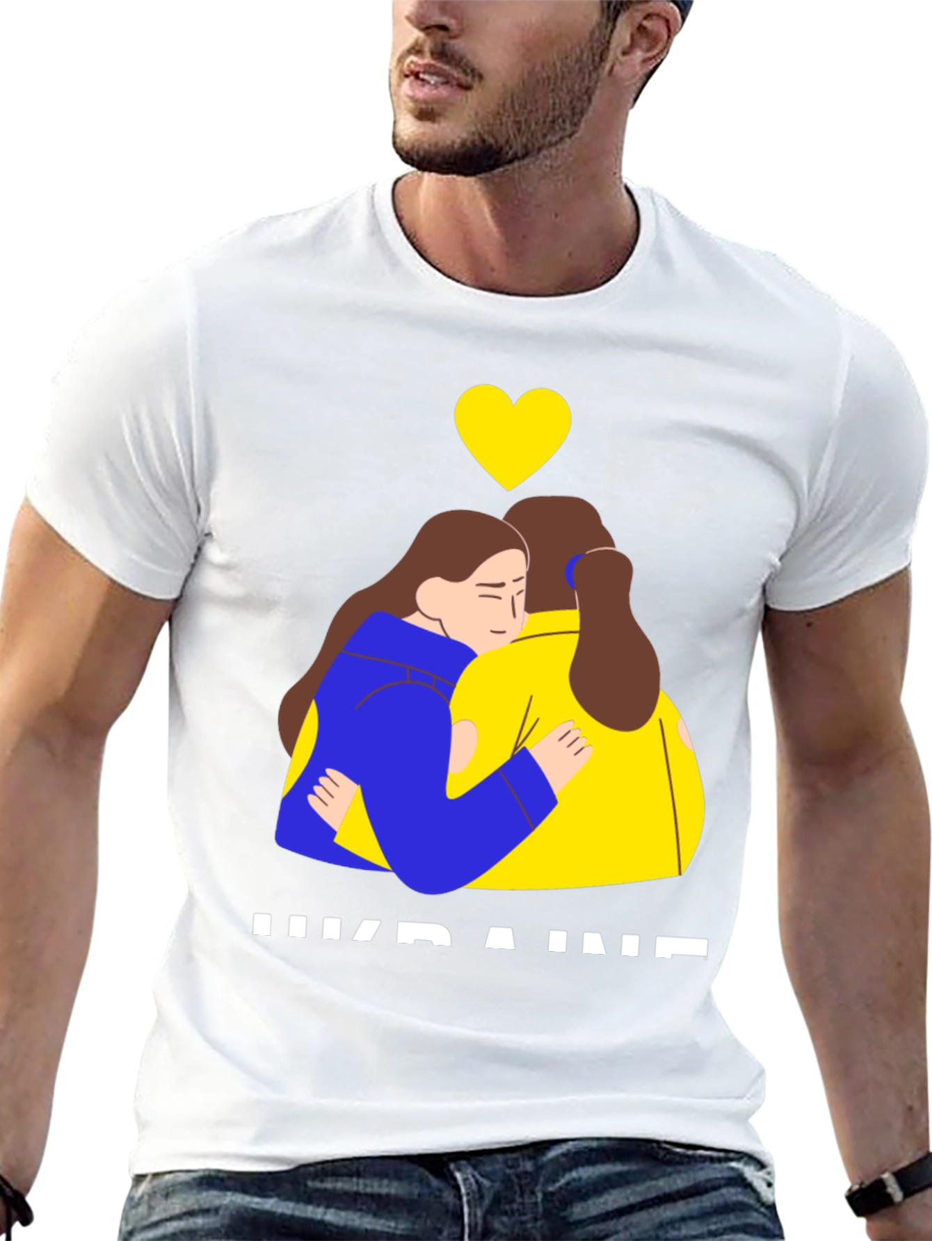 Ukraine Support T-Shirt - Stand with Ukraine