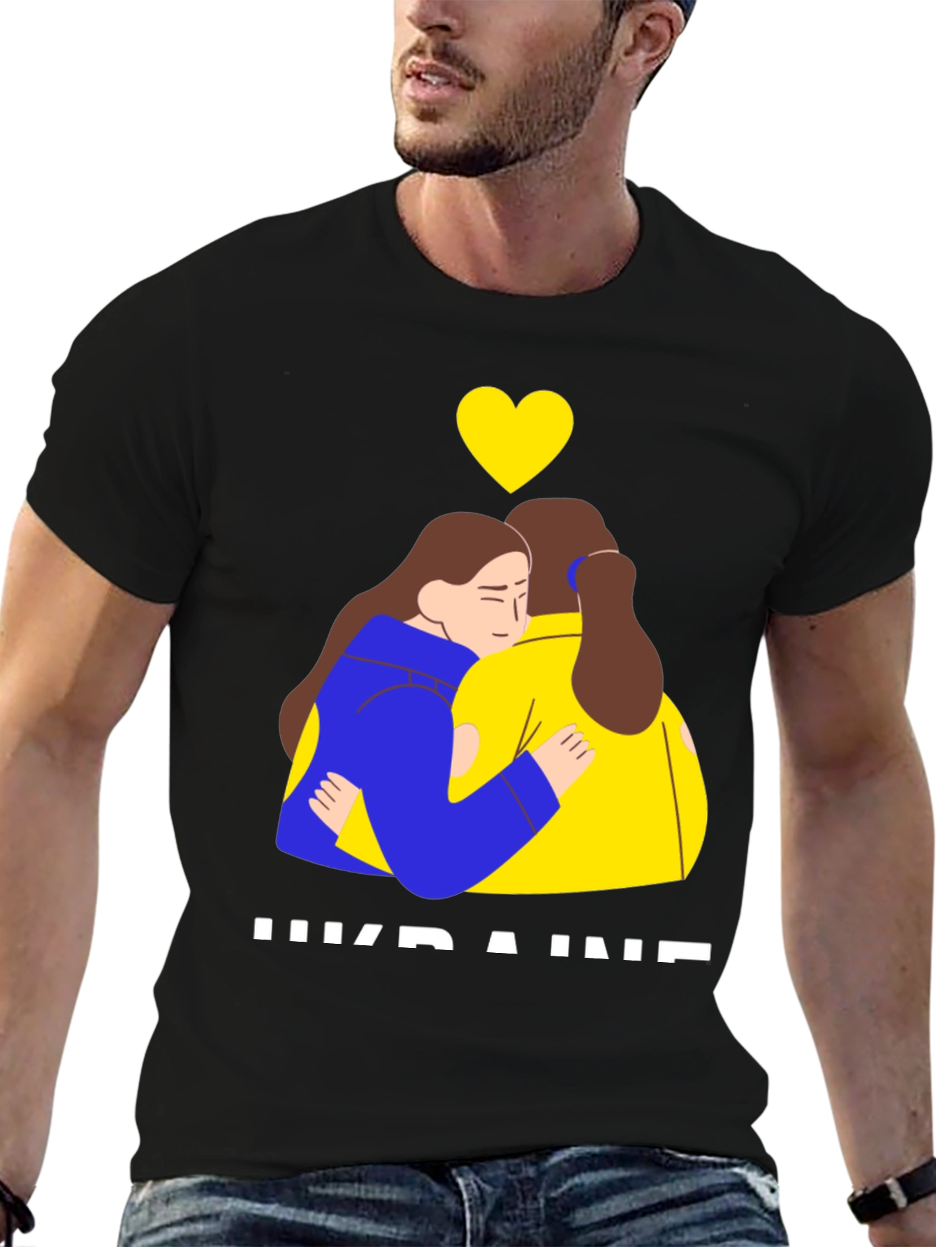 Ukraine Support T-Shirt - Stand with Ukraine