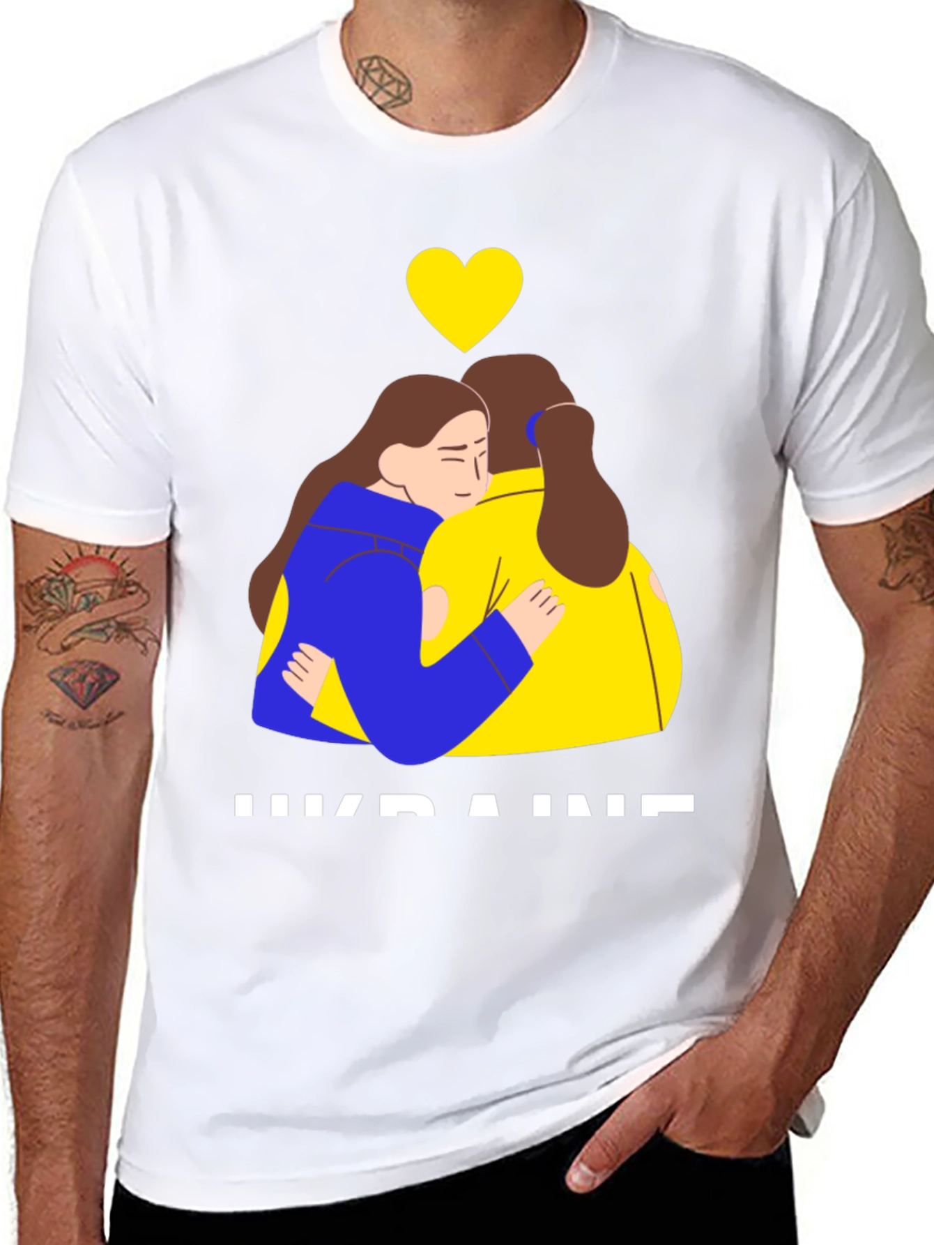 Ukraine Support T-Shirt - Stand with Ukraine