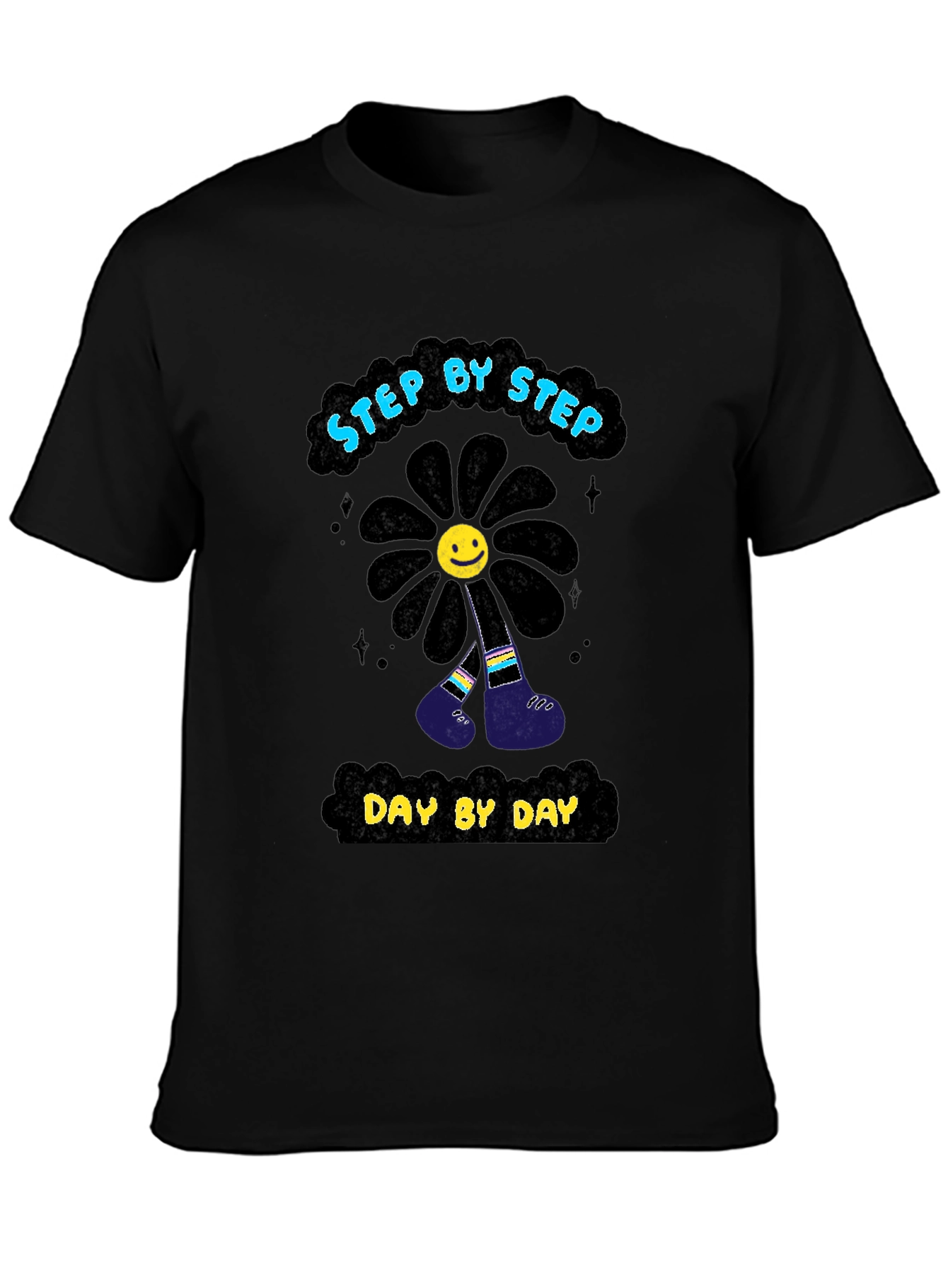 Step by Step Graphic T-Shirt