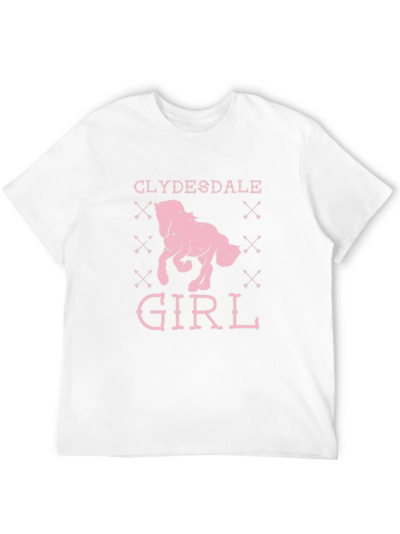 Clydesdale Girl Black T-Shirt