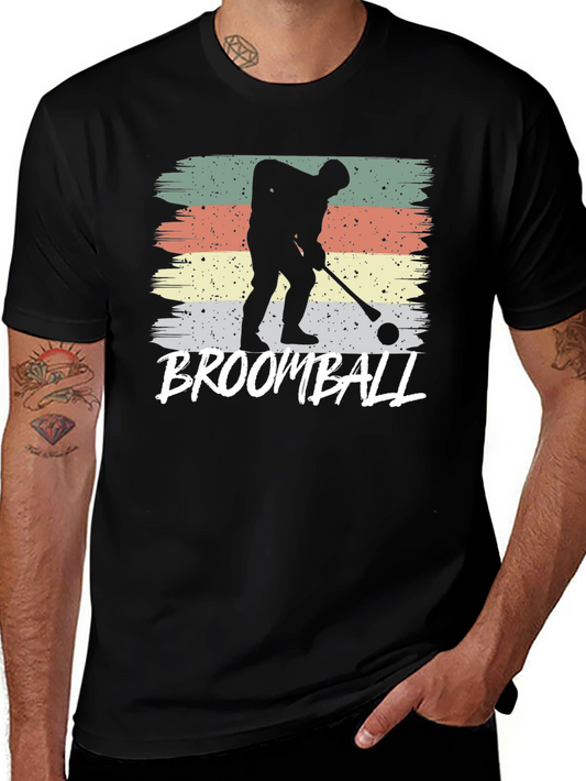 Vintage Broomball Graphic Tee