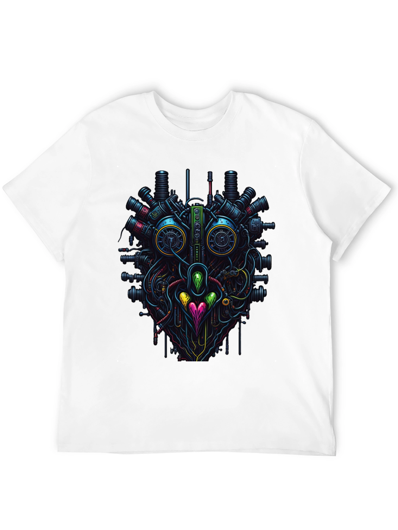 Steampunk Heart T-Shirt - Unique Tech Style