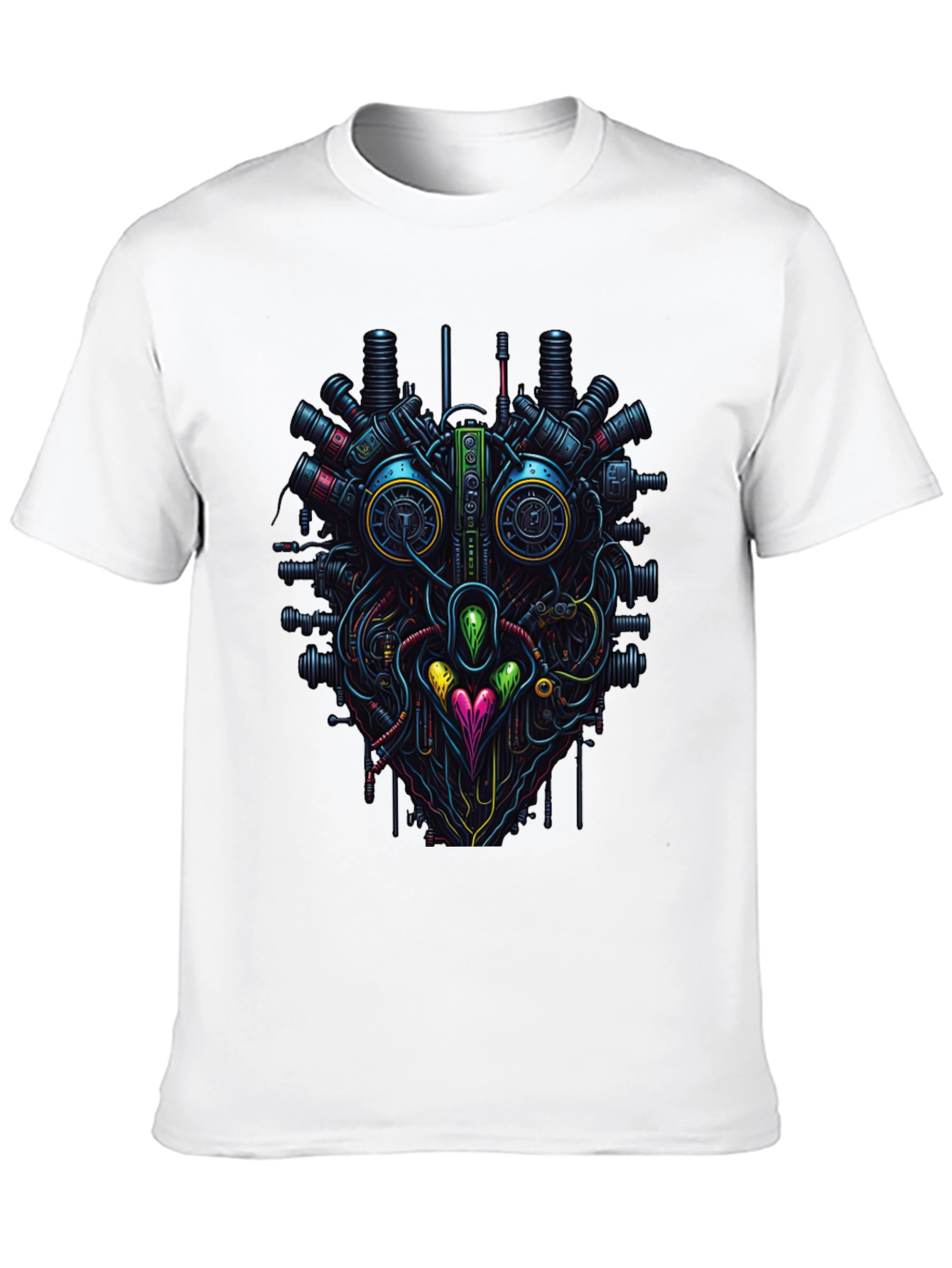 Steampunk Heart T-Shirt - Unique Tech Style