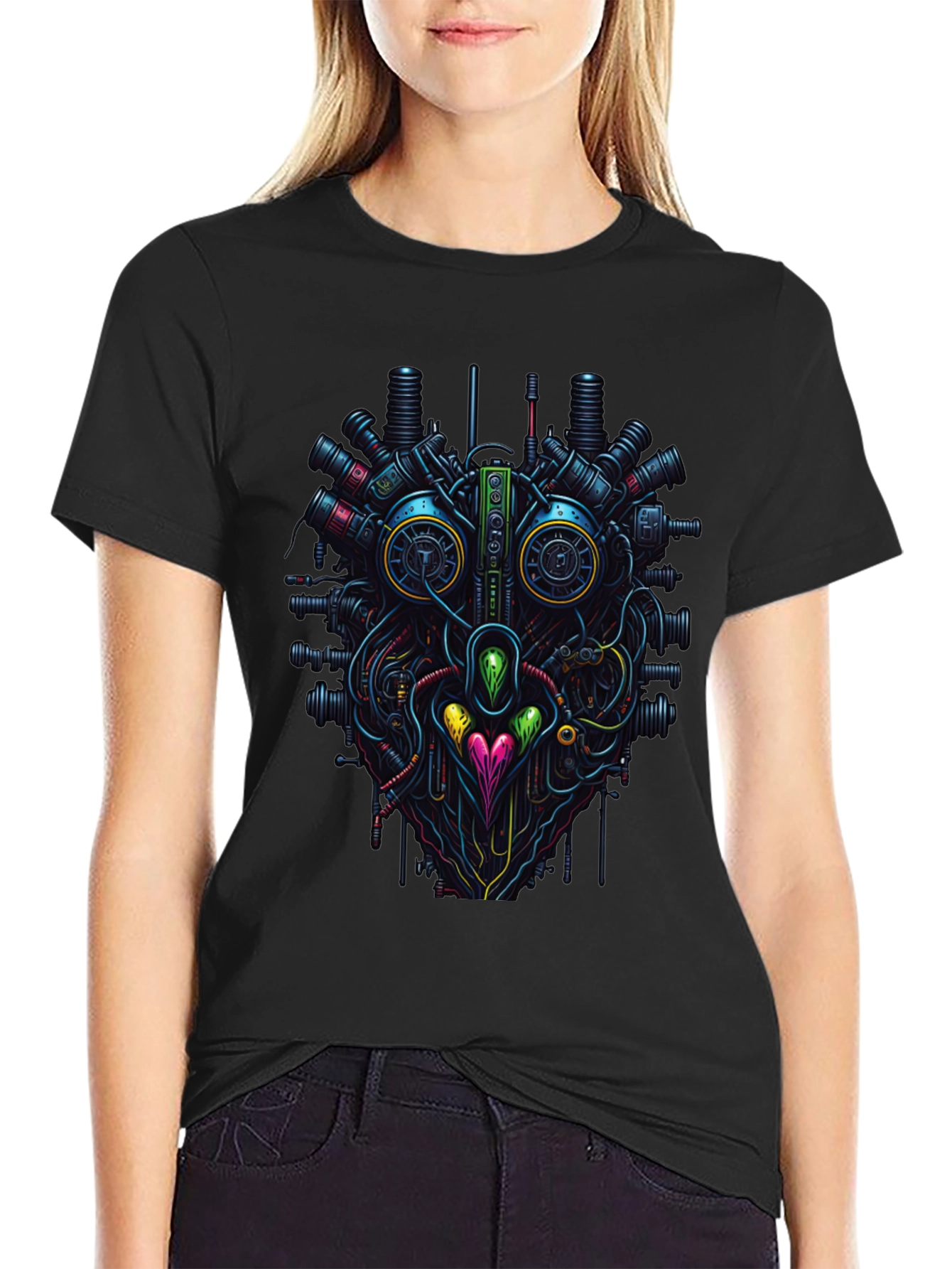 Steampunk Heart T-Shirt - Unique Tech Style