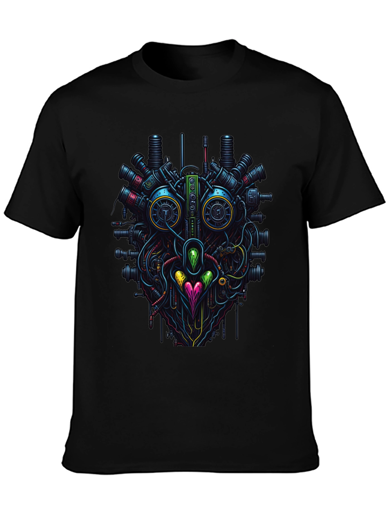 Steampunk Heart T-Shirt - Unique Tech Style