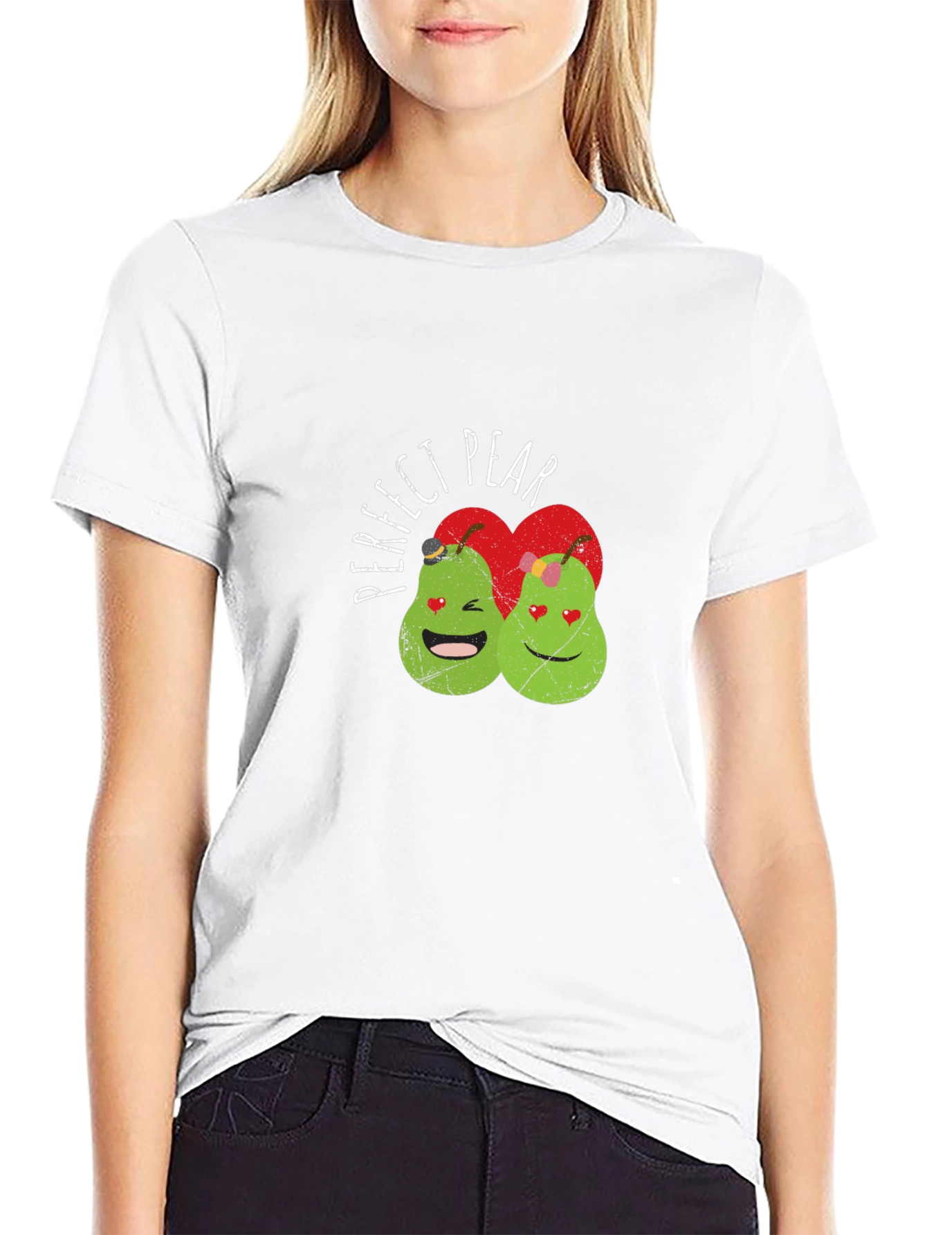 Perfect Pear T-Shirt - Cute Couples Graphic Tee