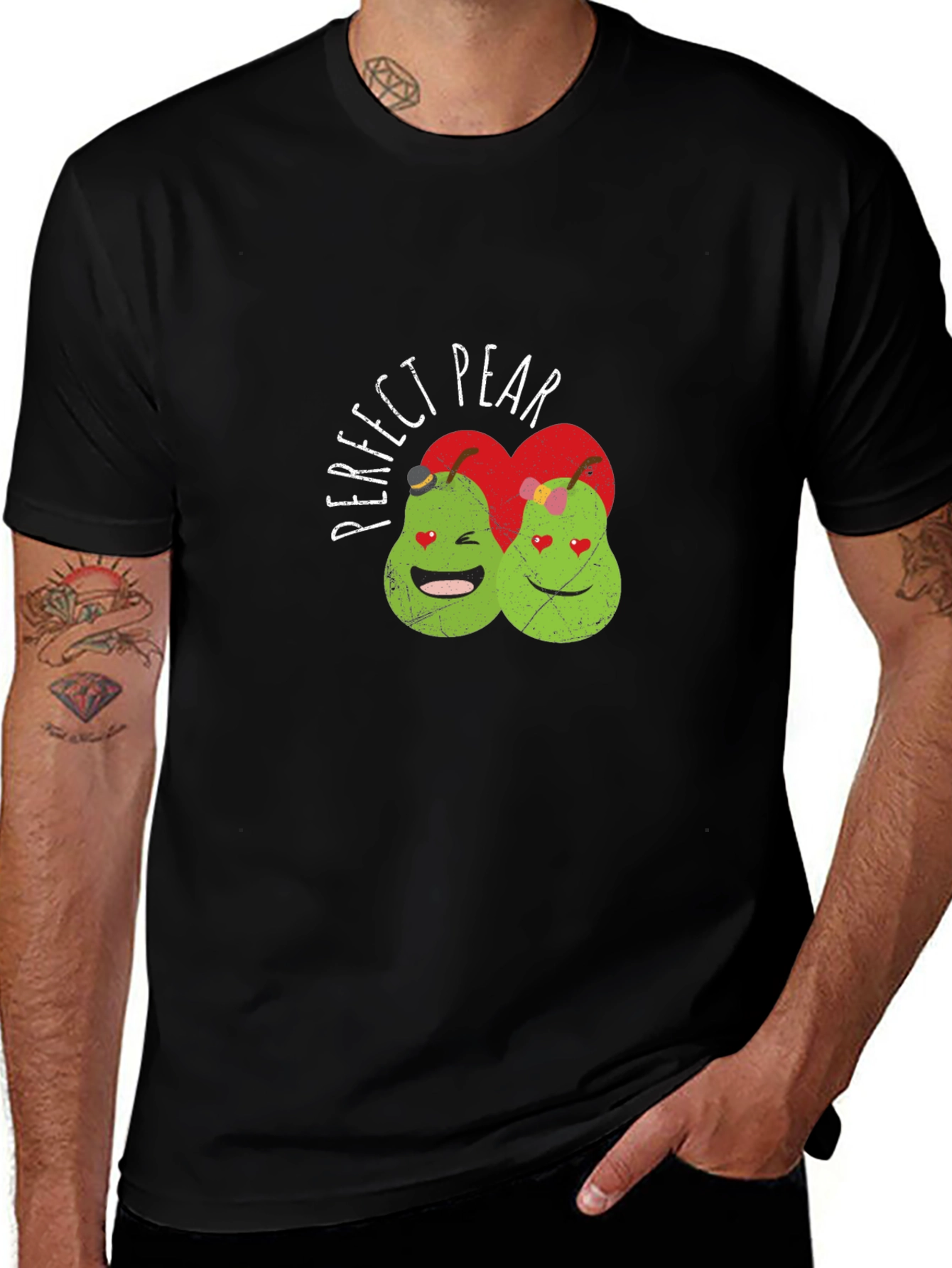 Perfect Pear T-Shirt - Cute Couples Graphic Tee