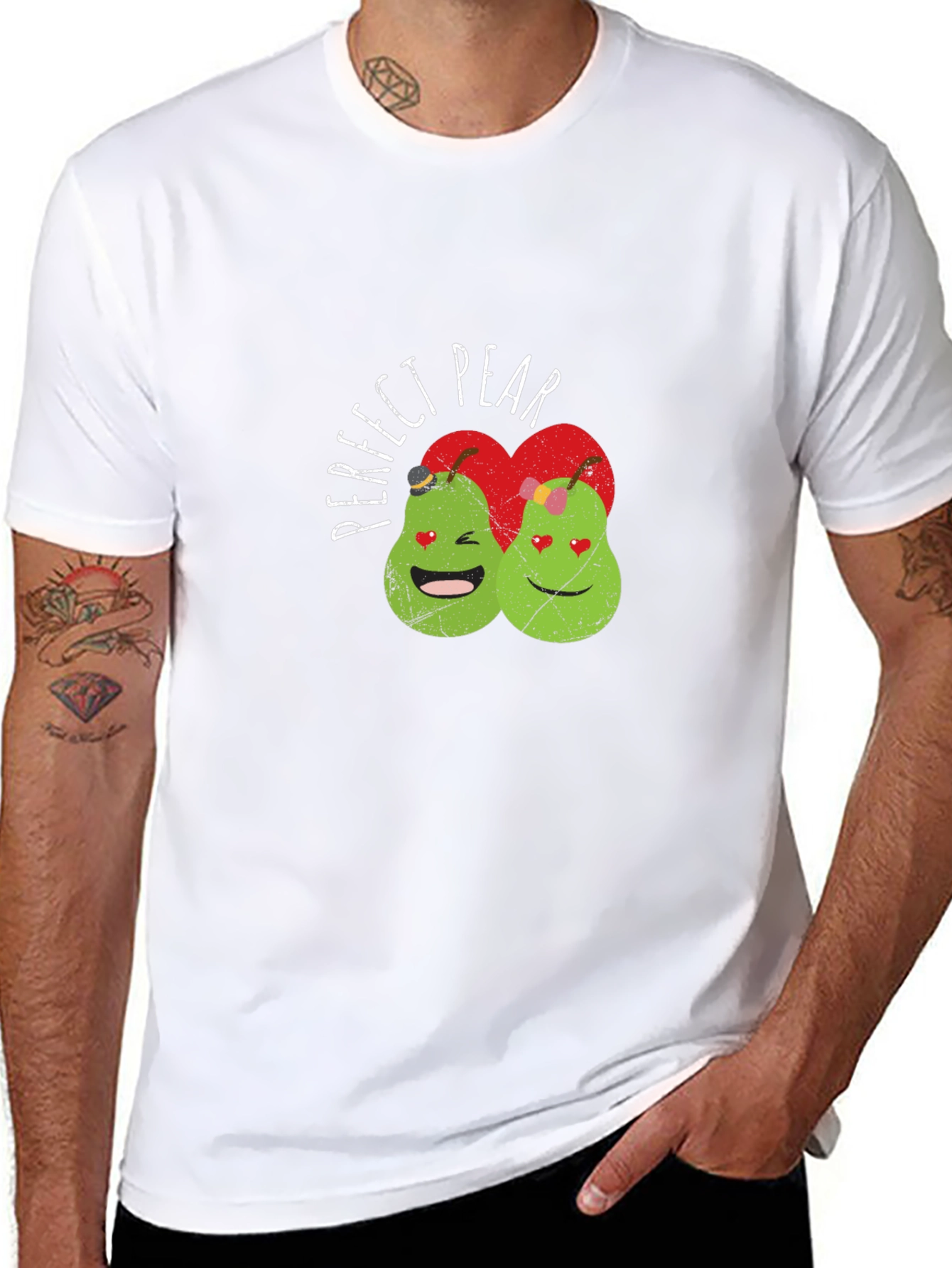 Perfect Pear T-Shirt - Cute Couples Graphic Tee