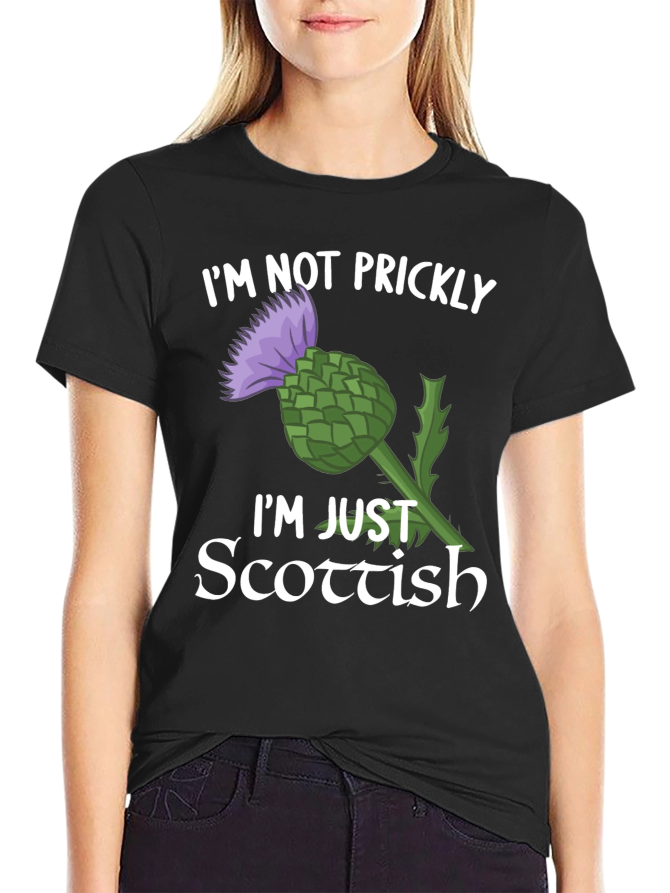 Scottish Thistle T-Shirt - Im Not Prickly