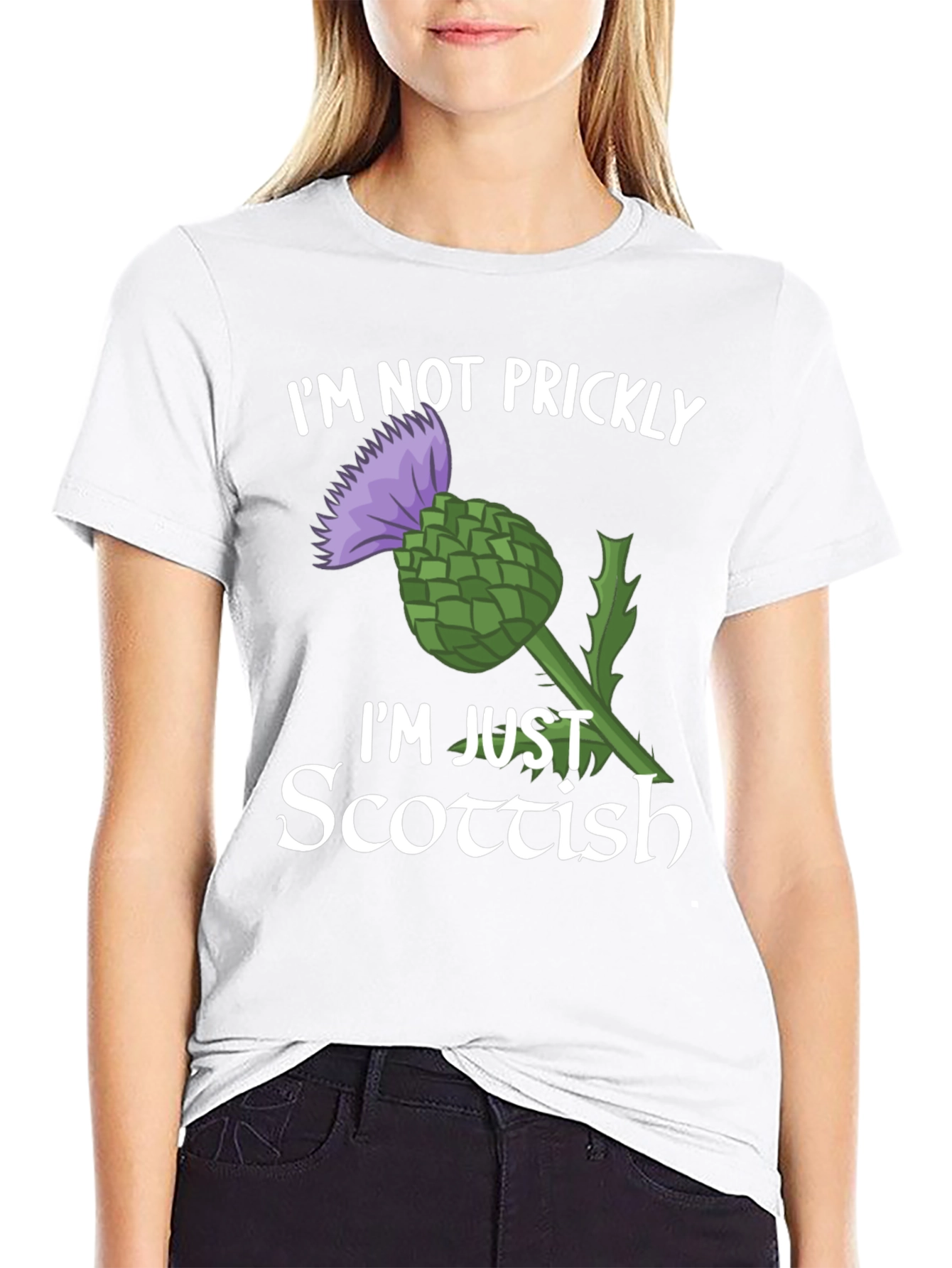 Scottish Thistle T-Shirt - Im Not Prickly