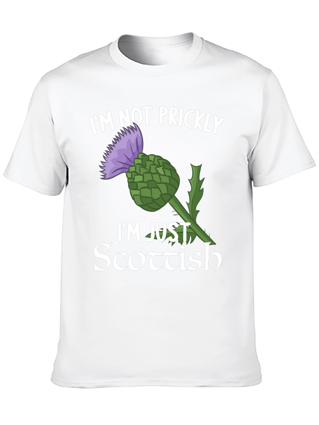 Scottish Thistle T-Shirt - Im Not Prickly