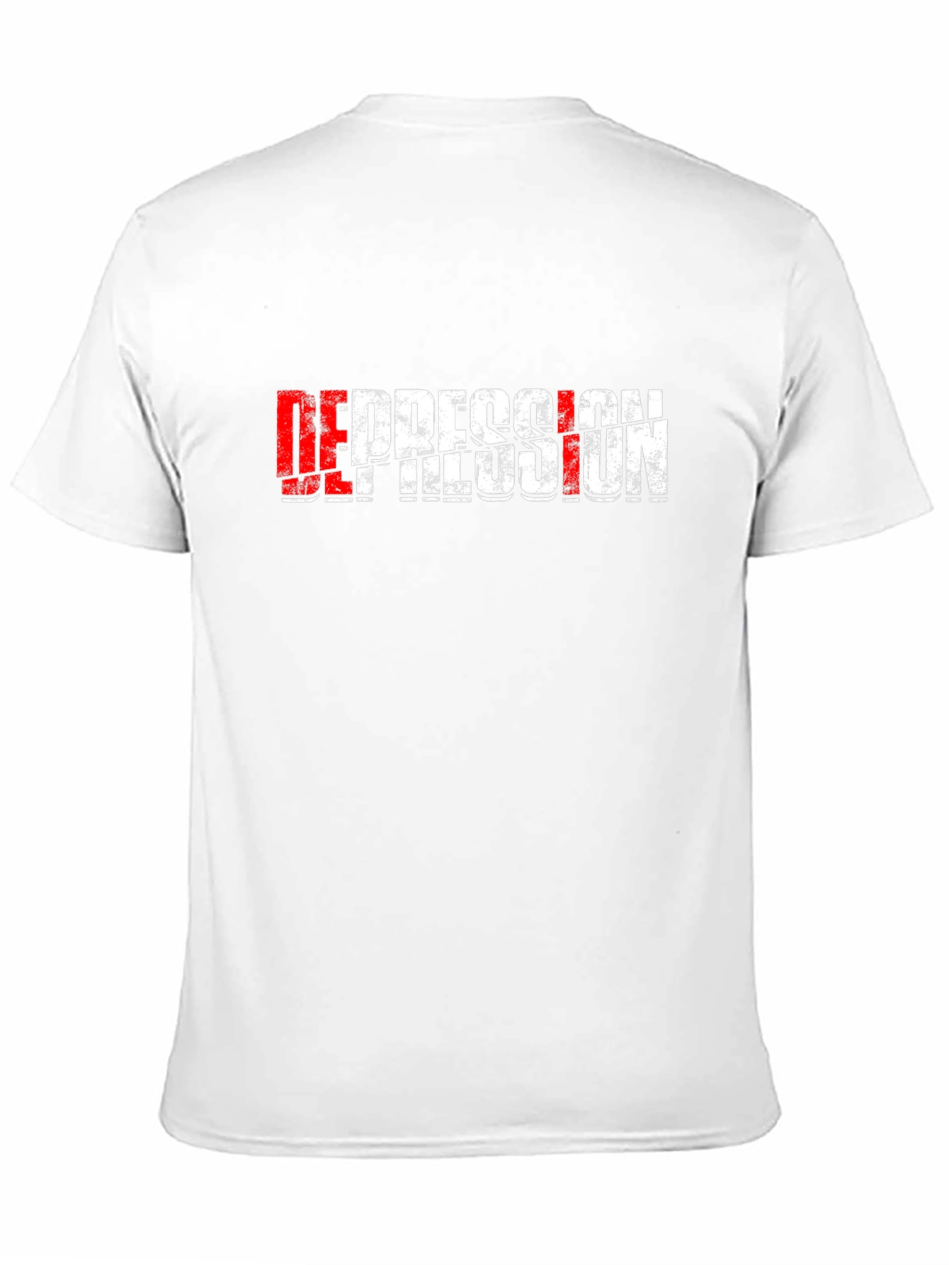 Distressed Depression Graphic T-Shirt