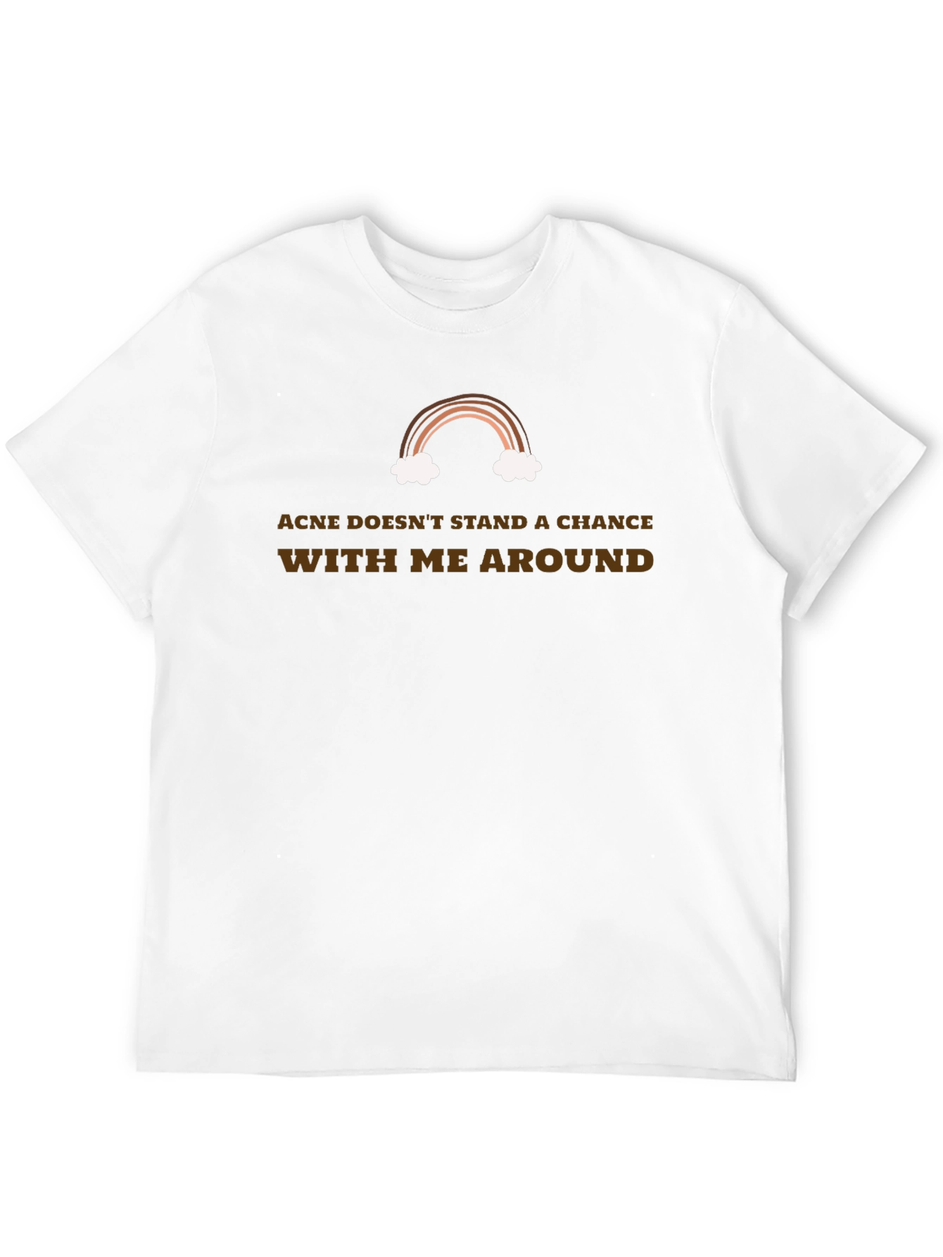 Acne Doesnt Stand a Chance Black Tee