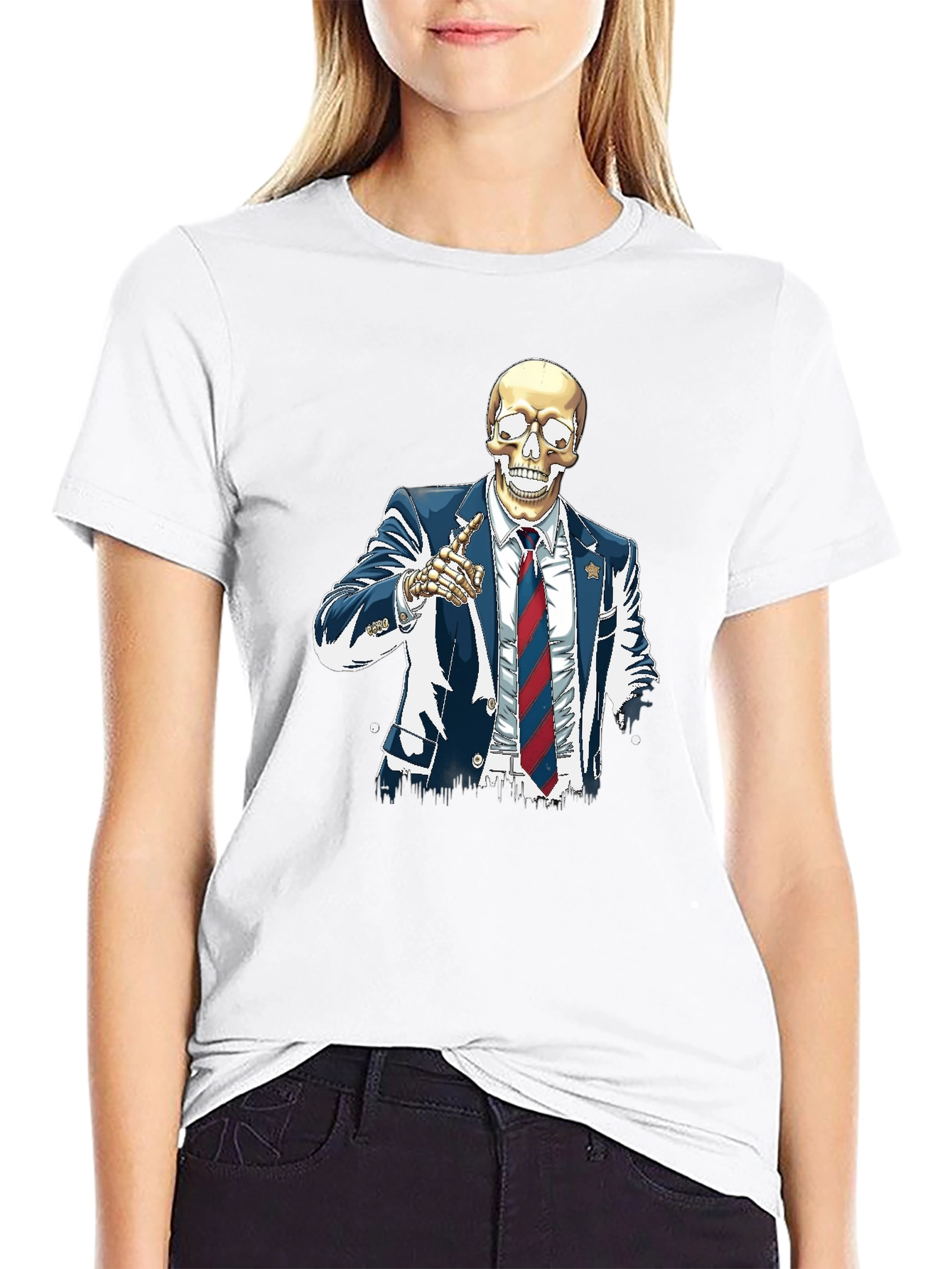 Skeleton Suit Graphic T-Shirt