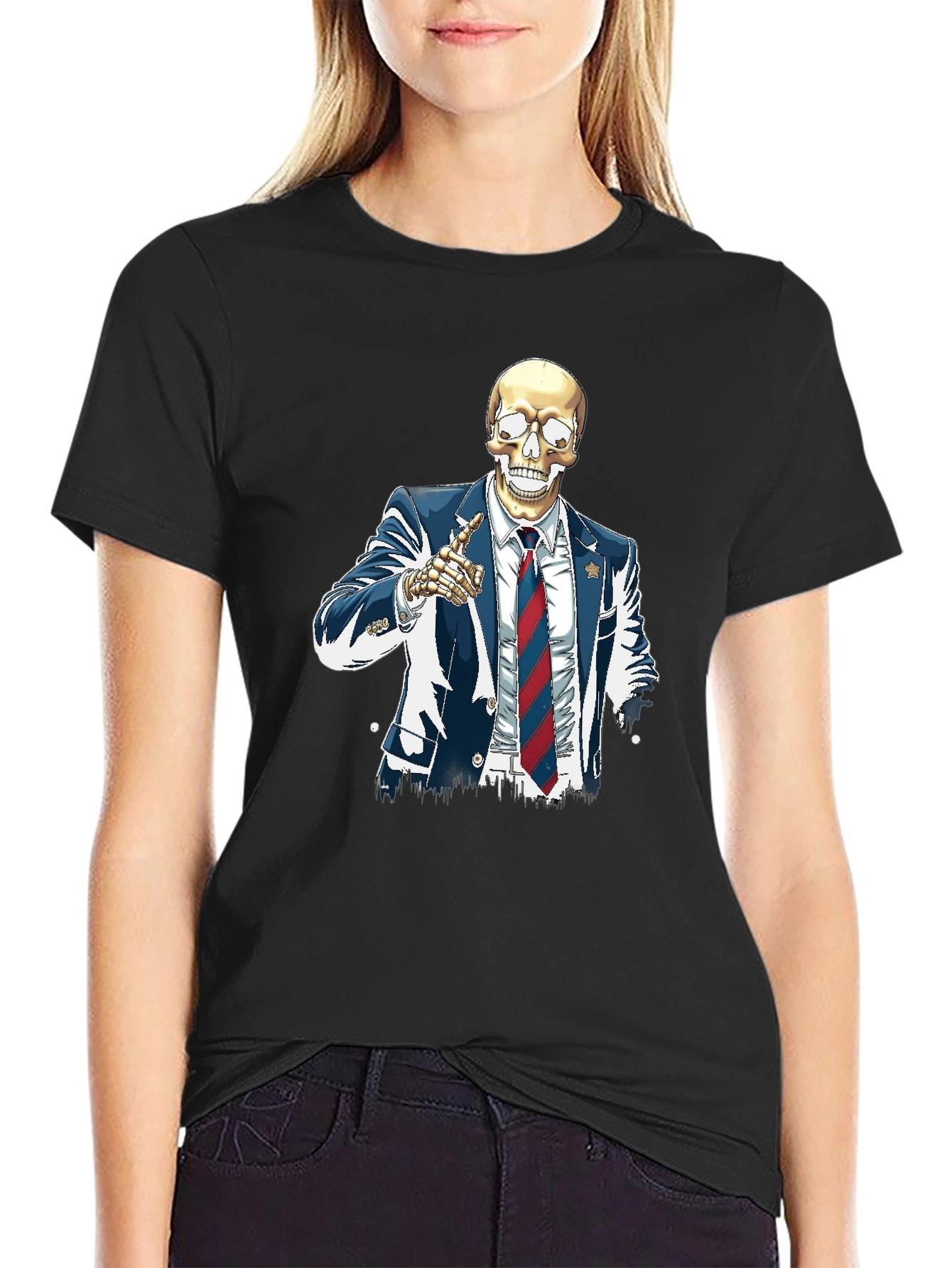 Skeleton Suit Graphic T-Shirt