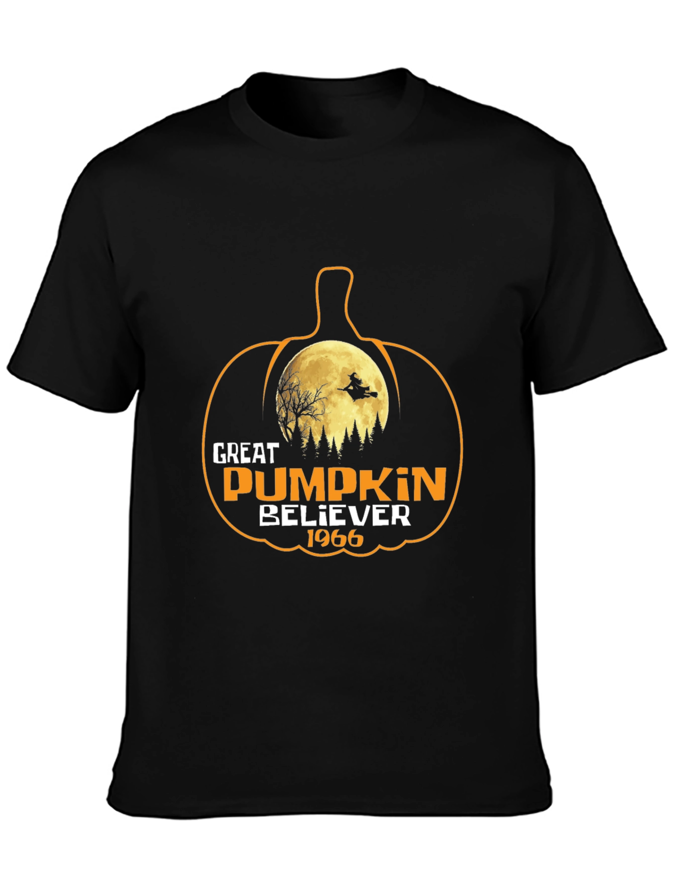 Great Pumpkin Believer 1966 Black T-Shirt