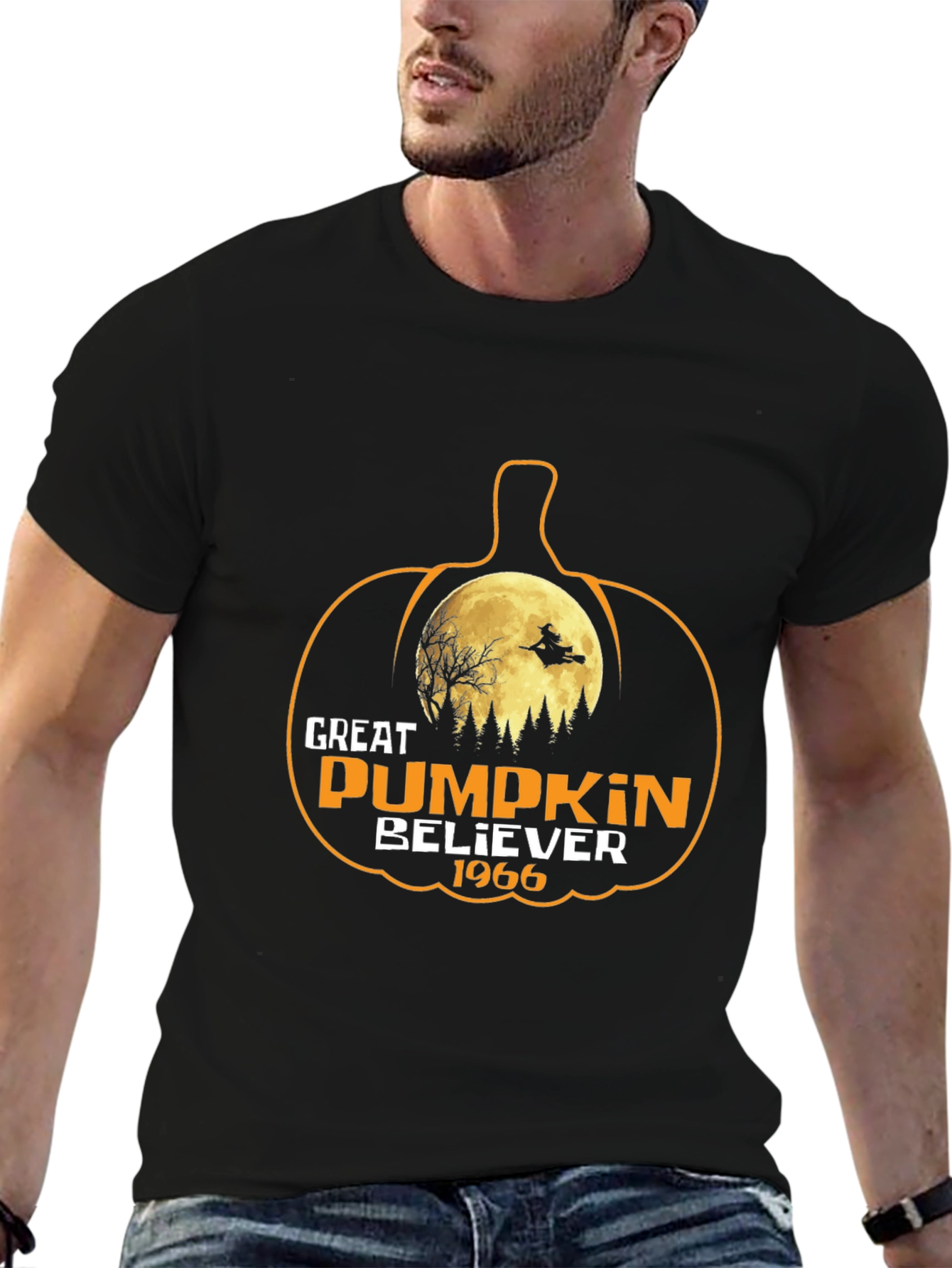 Great Pumpkin Believer 1966 Black T-Shirt