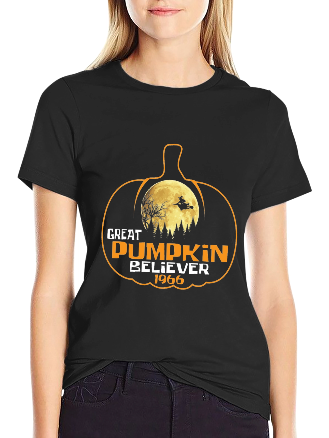 Great Pumpkin Believer 1966 Black T-Shirt
