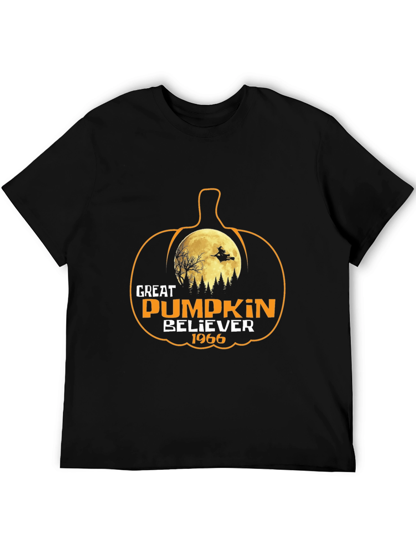 Great Pumpkin Believer 1966 Black T-Shirt