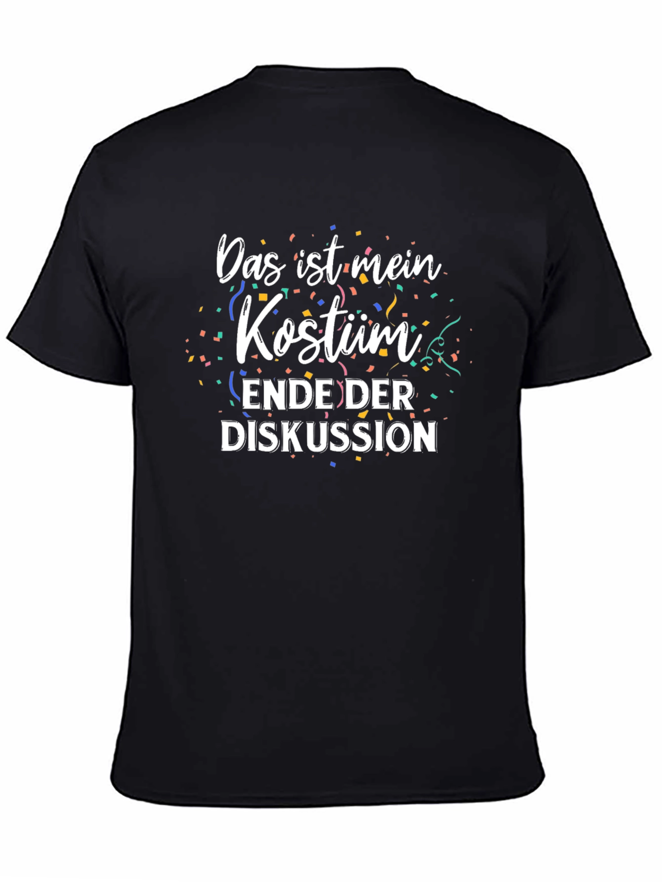 Das Ist Mein Kostum Black T-Shirt