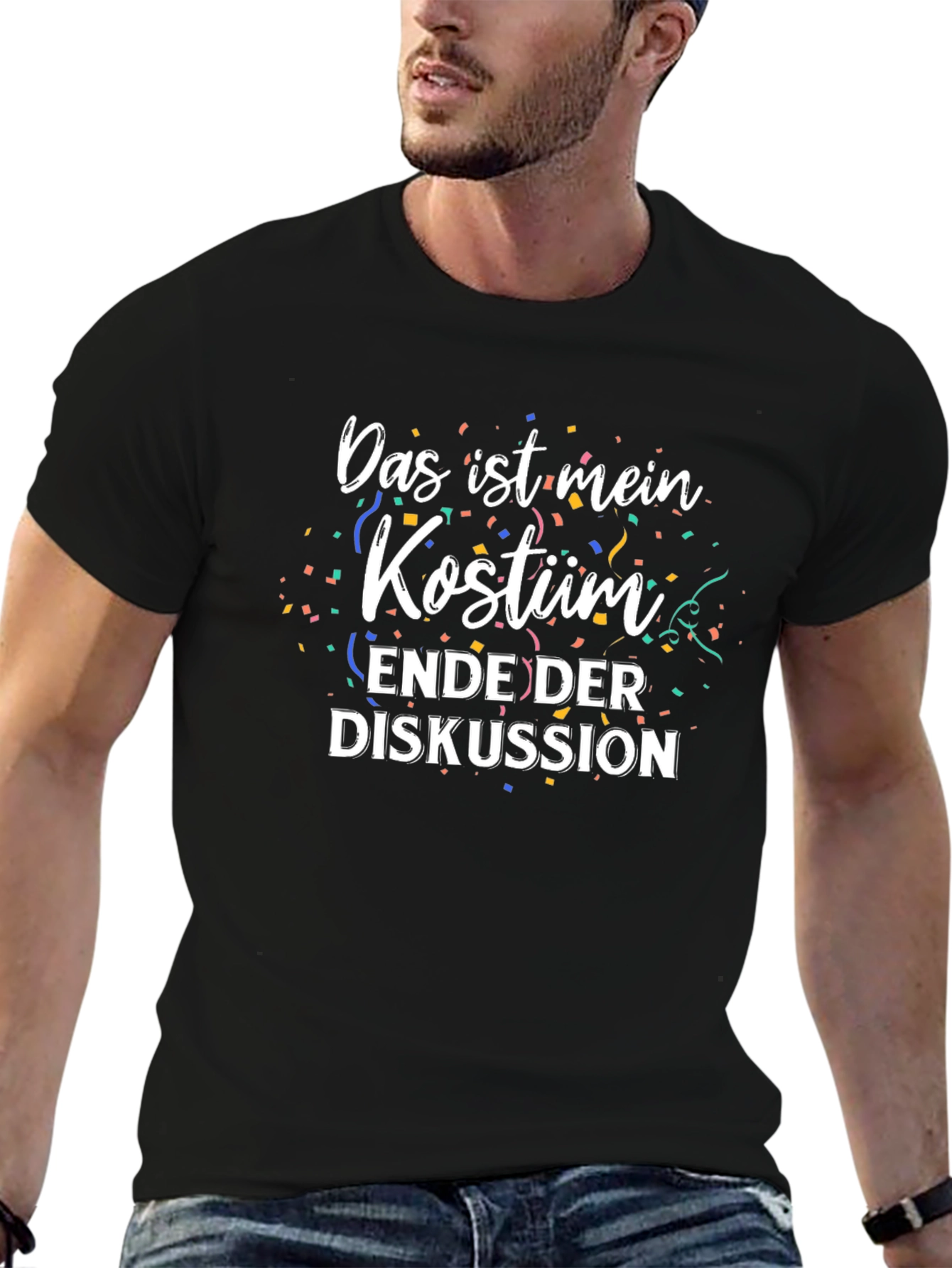 Das Ist Mein Kostum Black T-Shirt