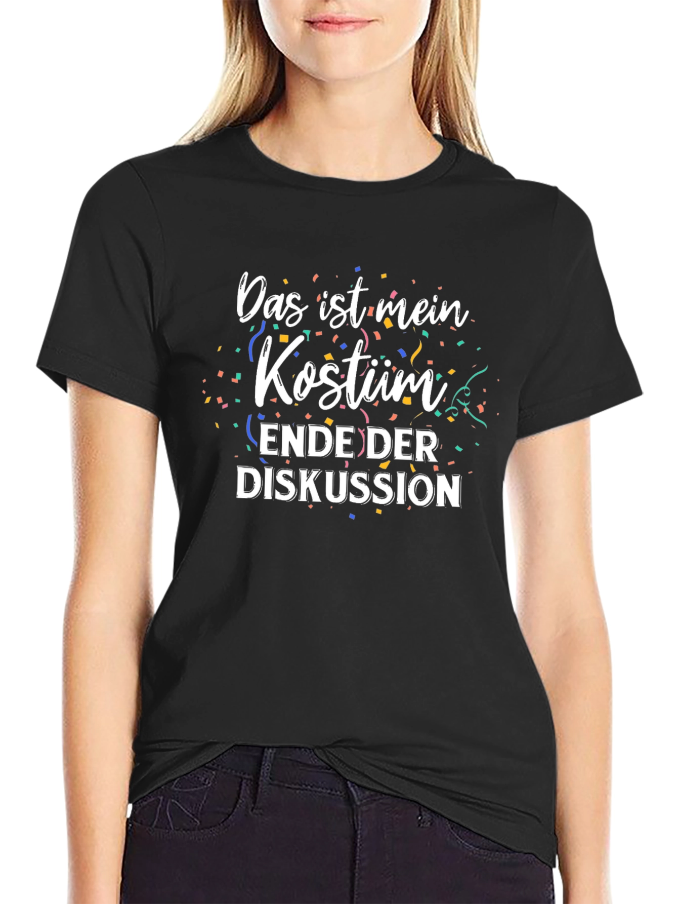 Das Ist Mein Kostum Black T-Shirt