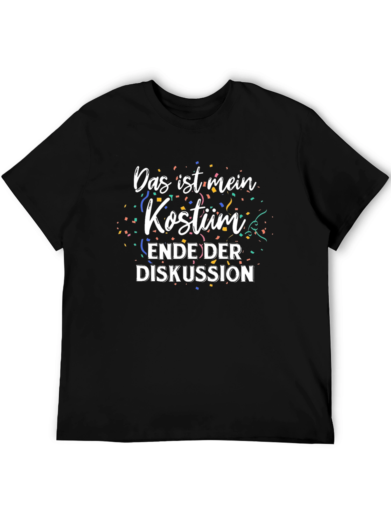 Das Ist Mein Kostum Black T-Shirt