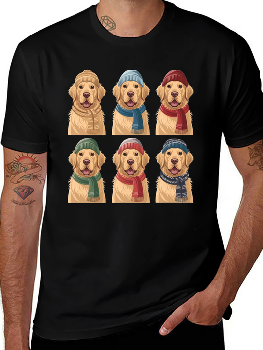 Golden Retriever Hats & Scarves T-Shirt