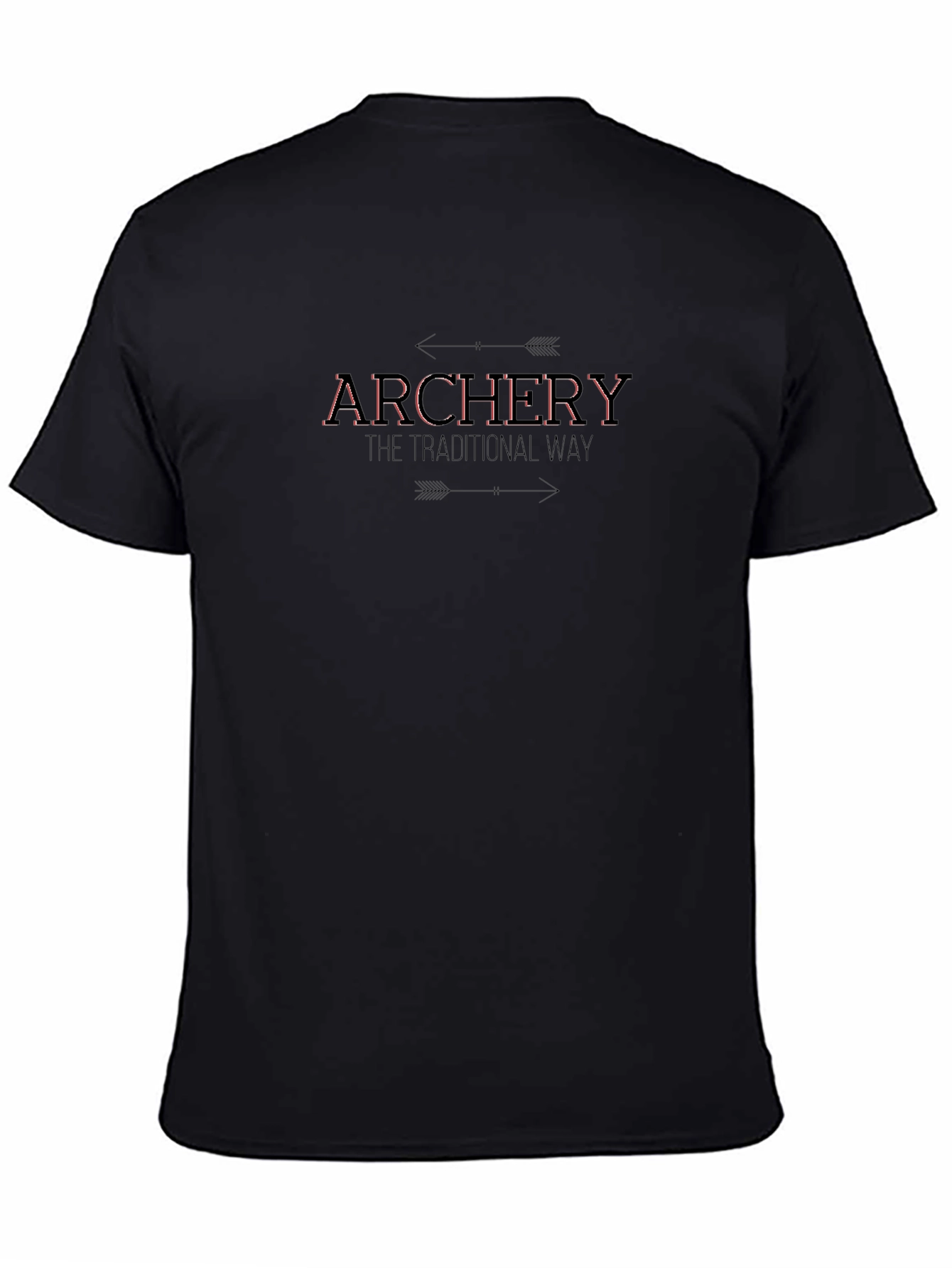 Archery Traditional Way Black T-Shirt