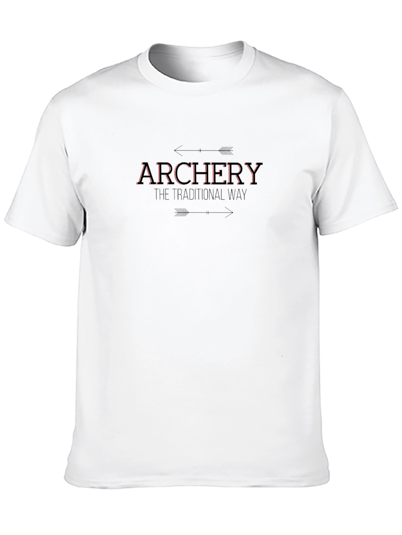 Archery Traditional Way Black T-Shirt