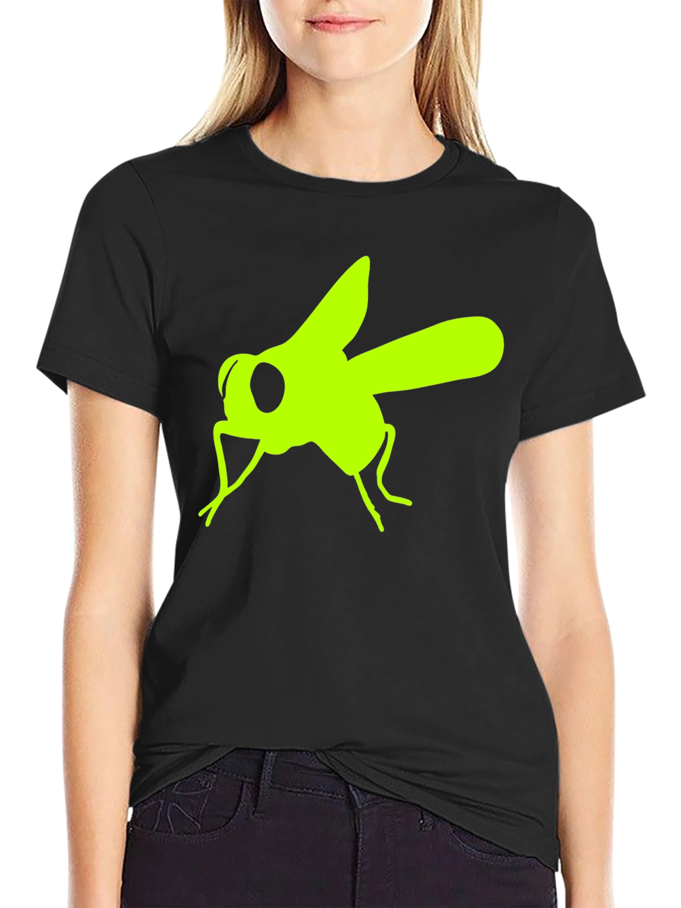 Fly Graphic Black T-Shirt