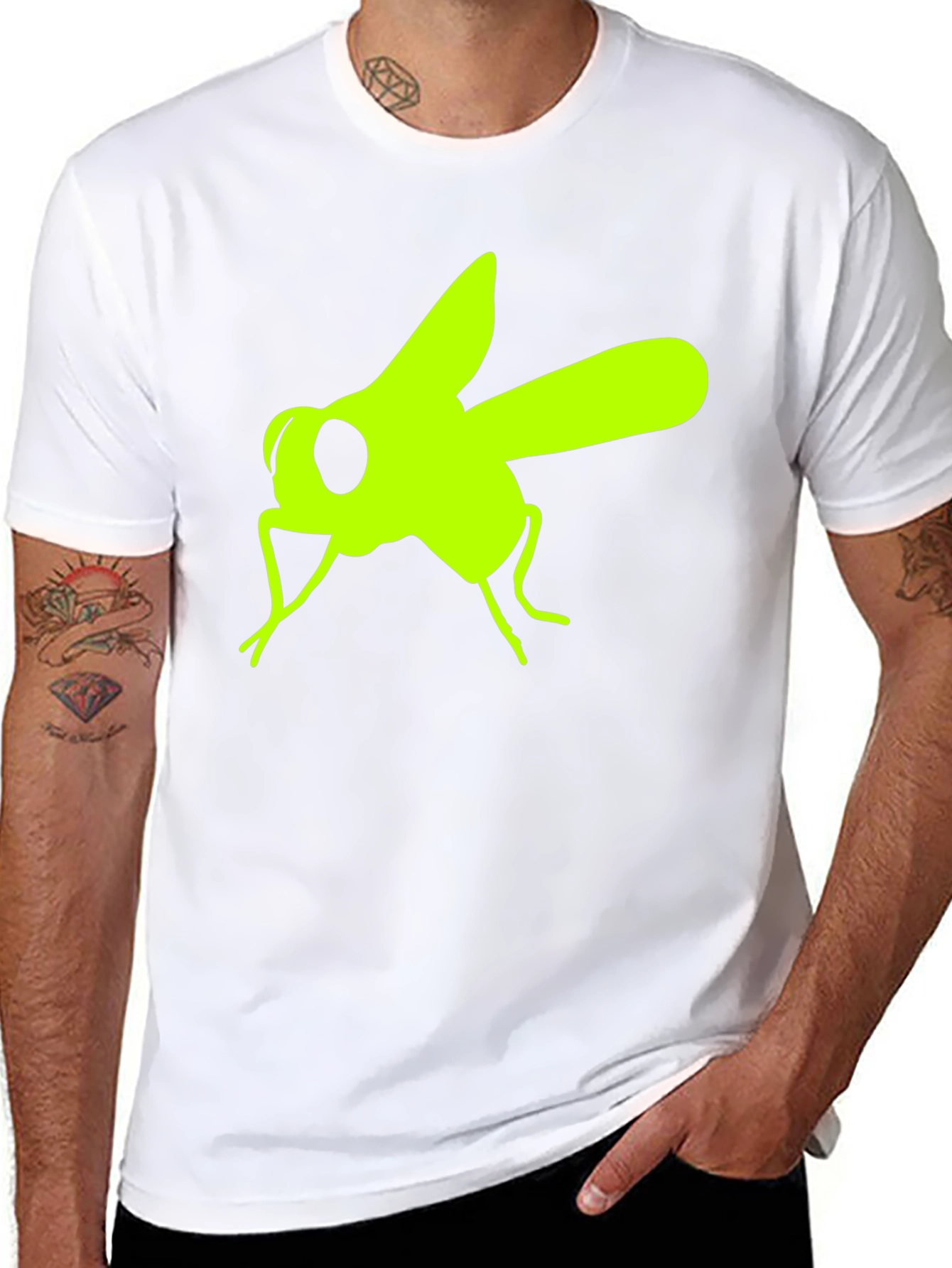 Fly Graphic Black T-Shirt
