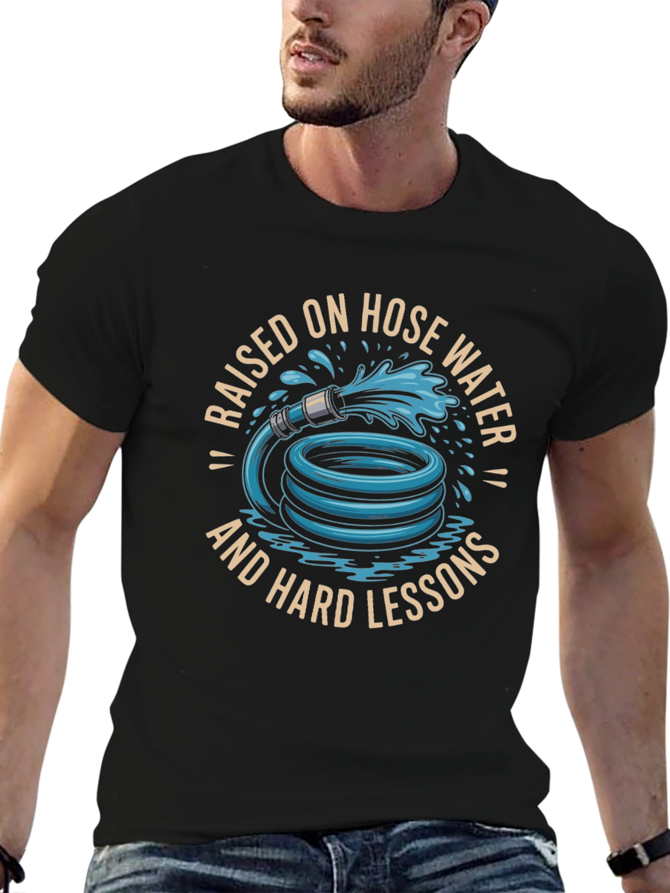 Raised On Hose Water T-Shirt - Funny Graphic Tee