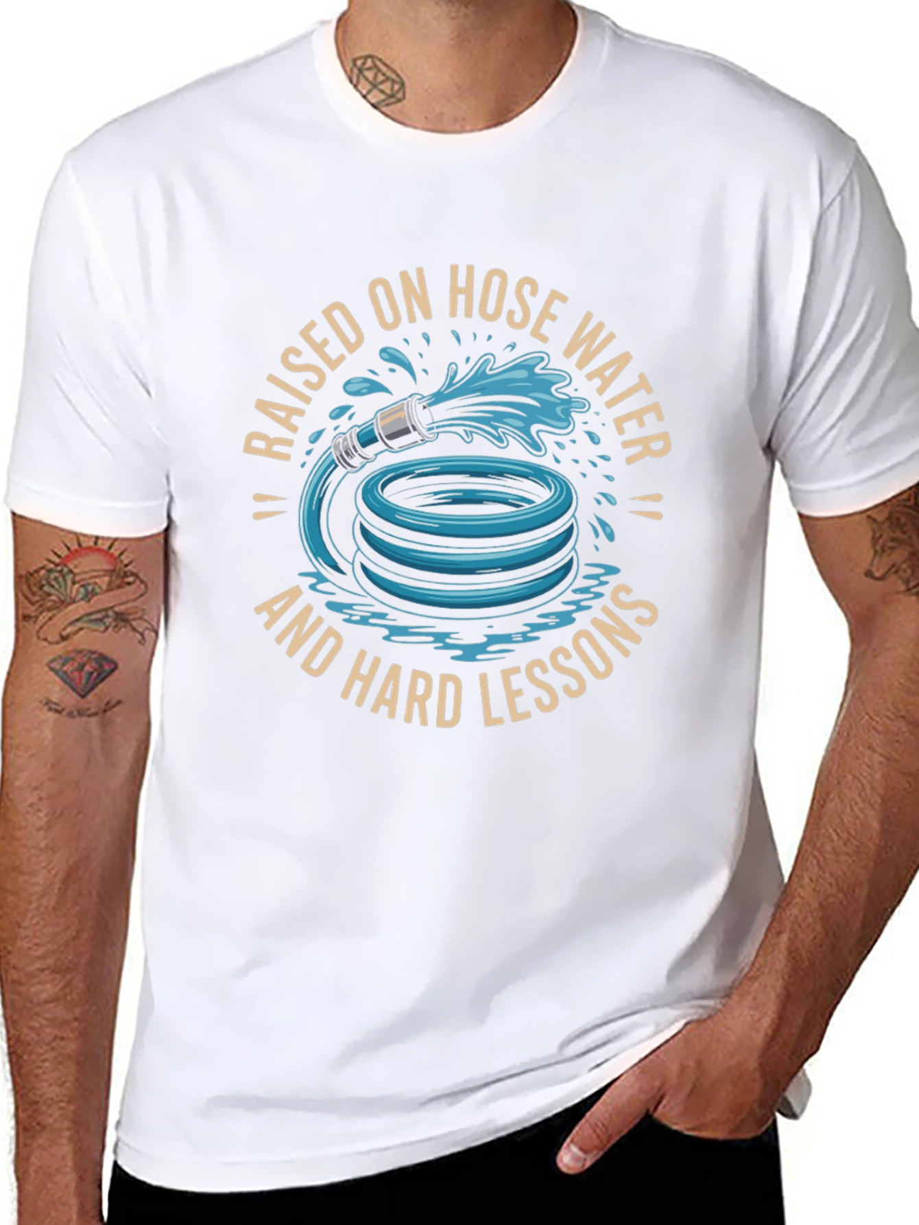 Raised On Hose Water T-Shirt - Funny Graphic Tee