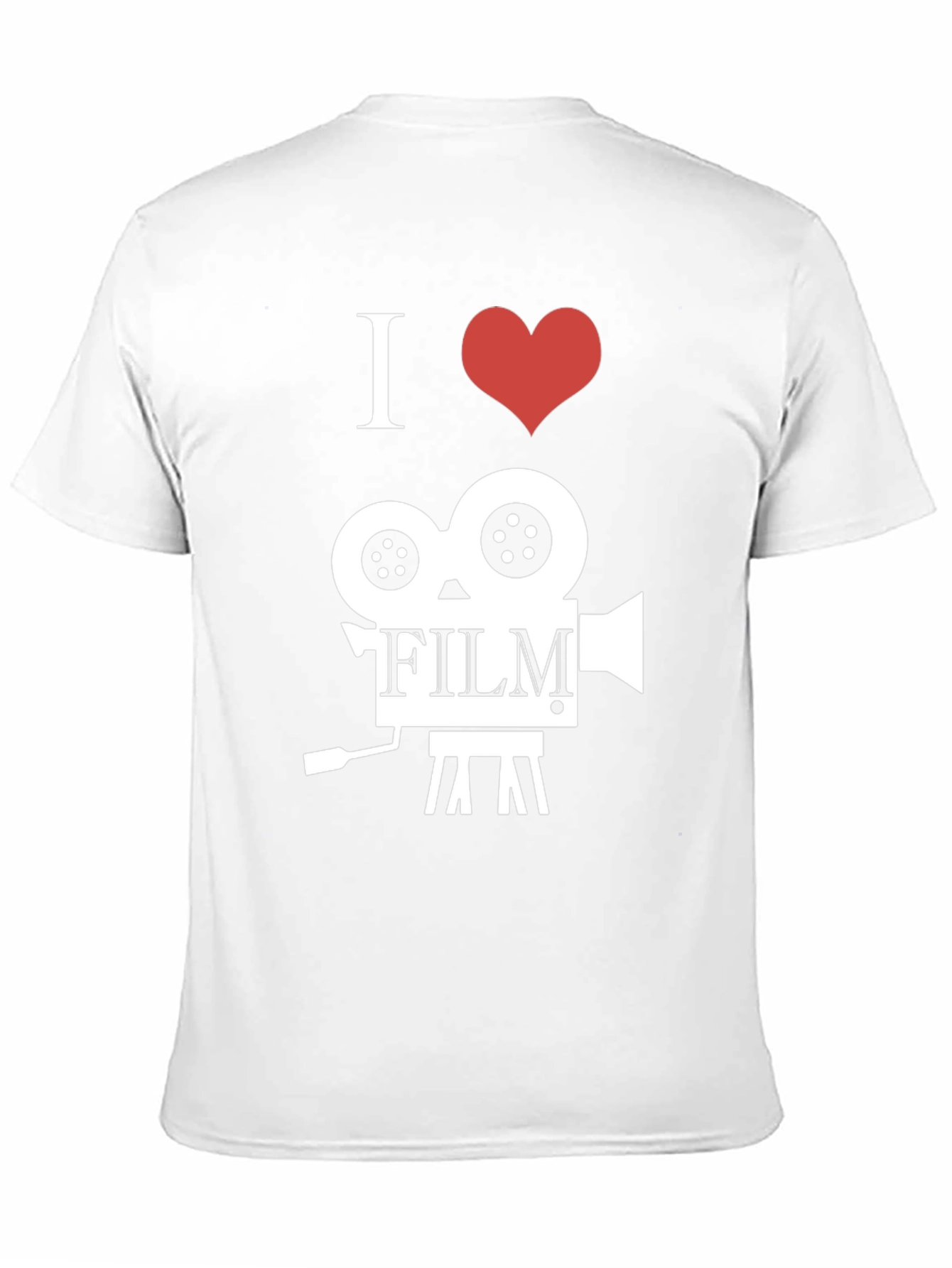 I Heart Film Camera Black Graphic Tee