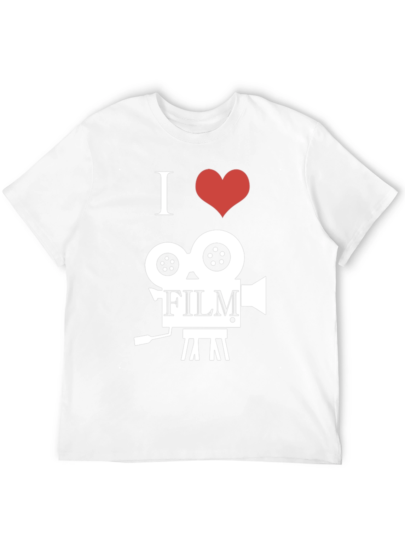 I Heart Film Camera Black Graphic Tee