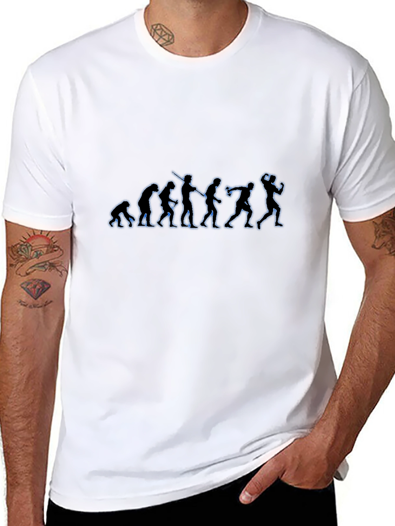 Evolution of Gym Black T-Shirt